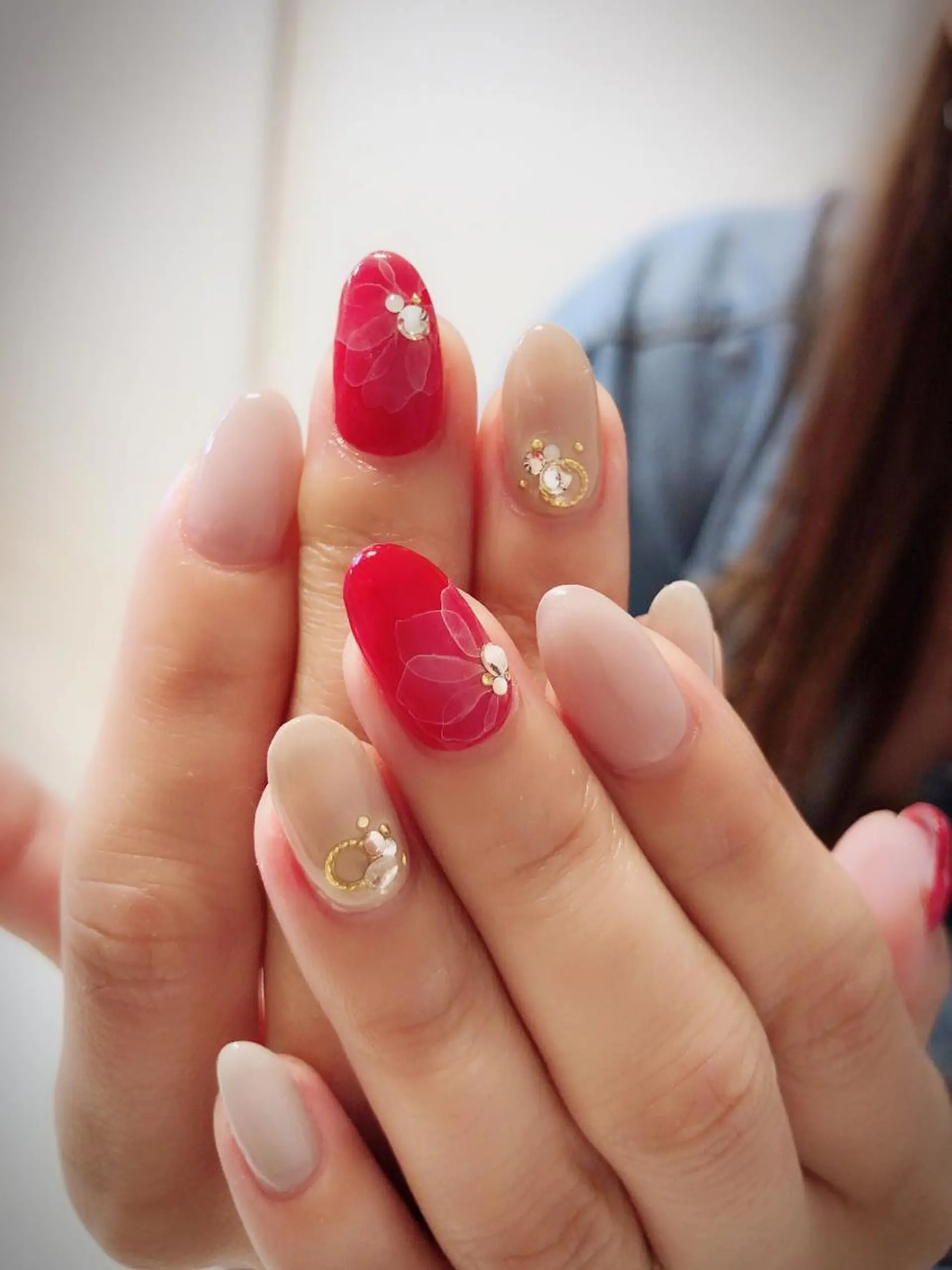 ネイル フラワーネイル ハンドネイル * haruのネイルデザイン