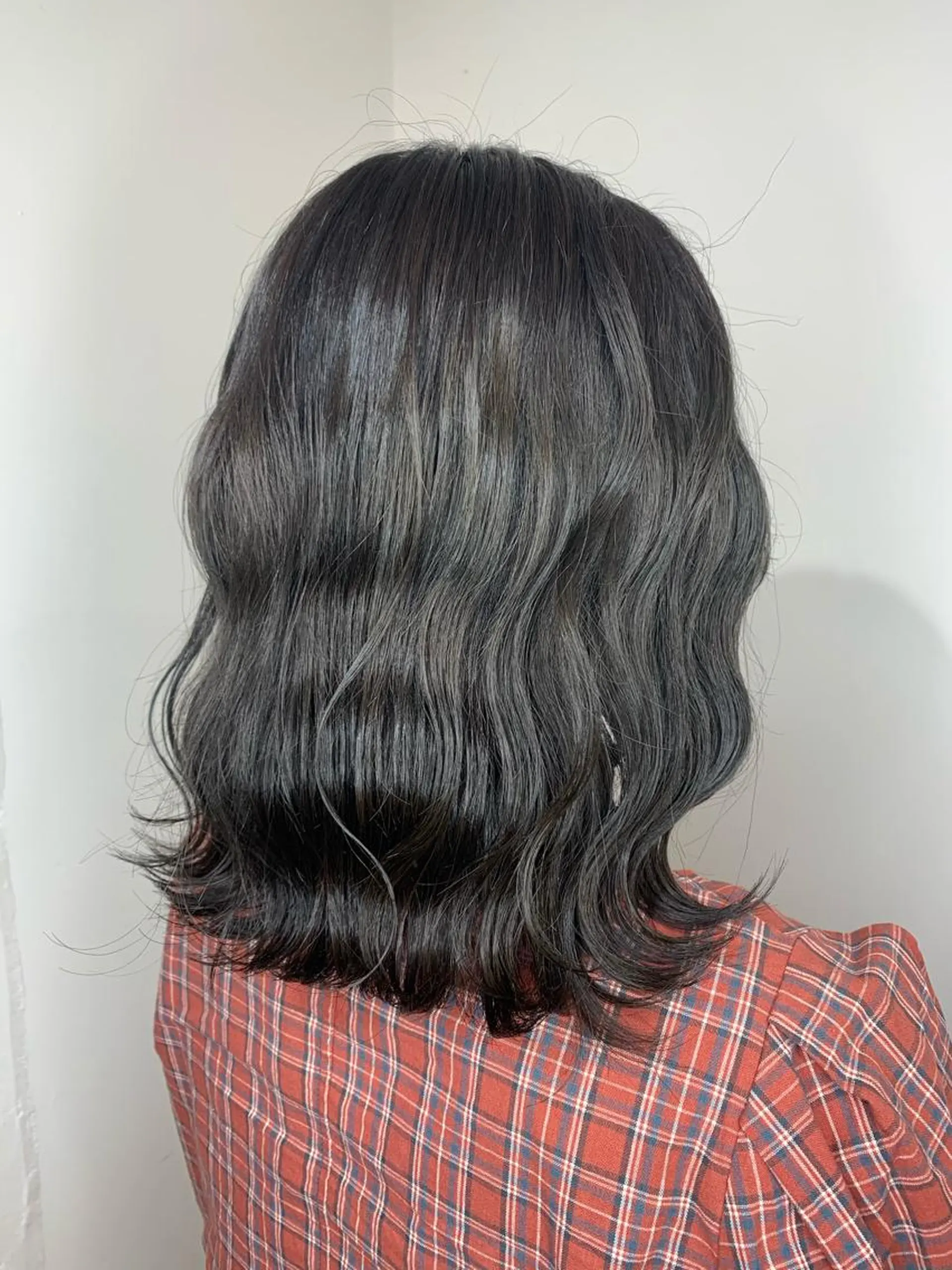 カラー ハイライト✖️ 暗髪🤎Nahoのヘアスタイル