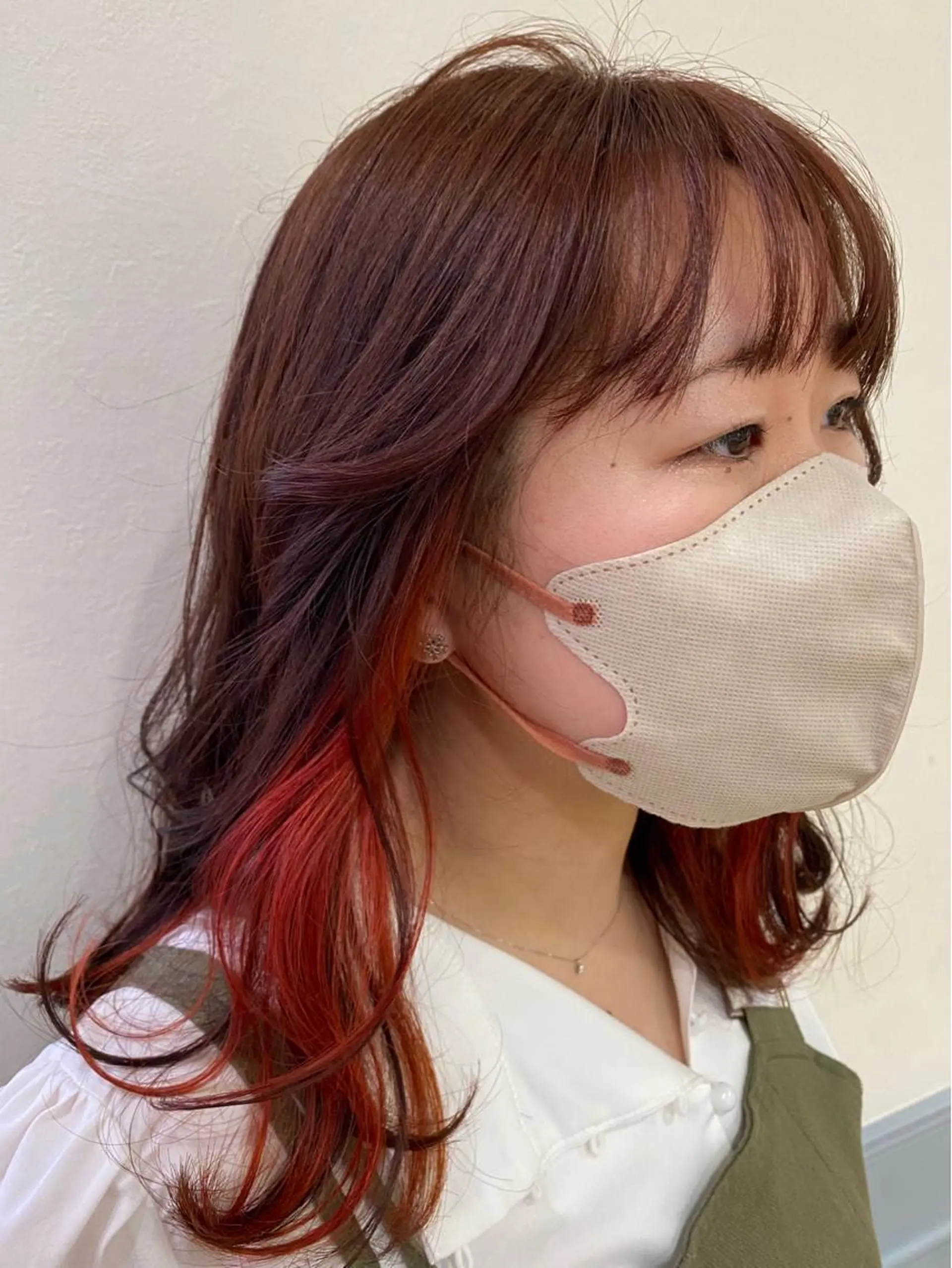 ミディアム ヘアカラー GINZARay2 風本朱里🐥のヘアスタイル