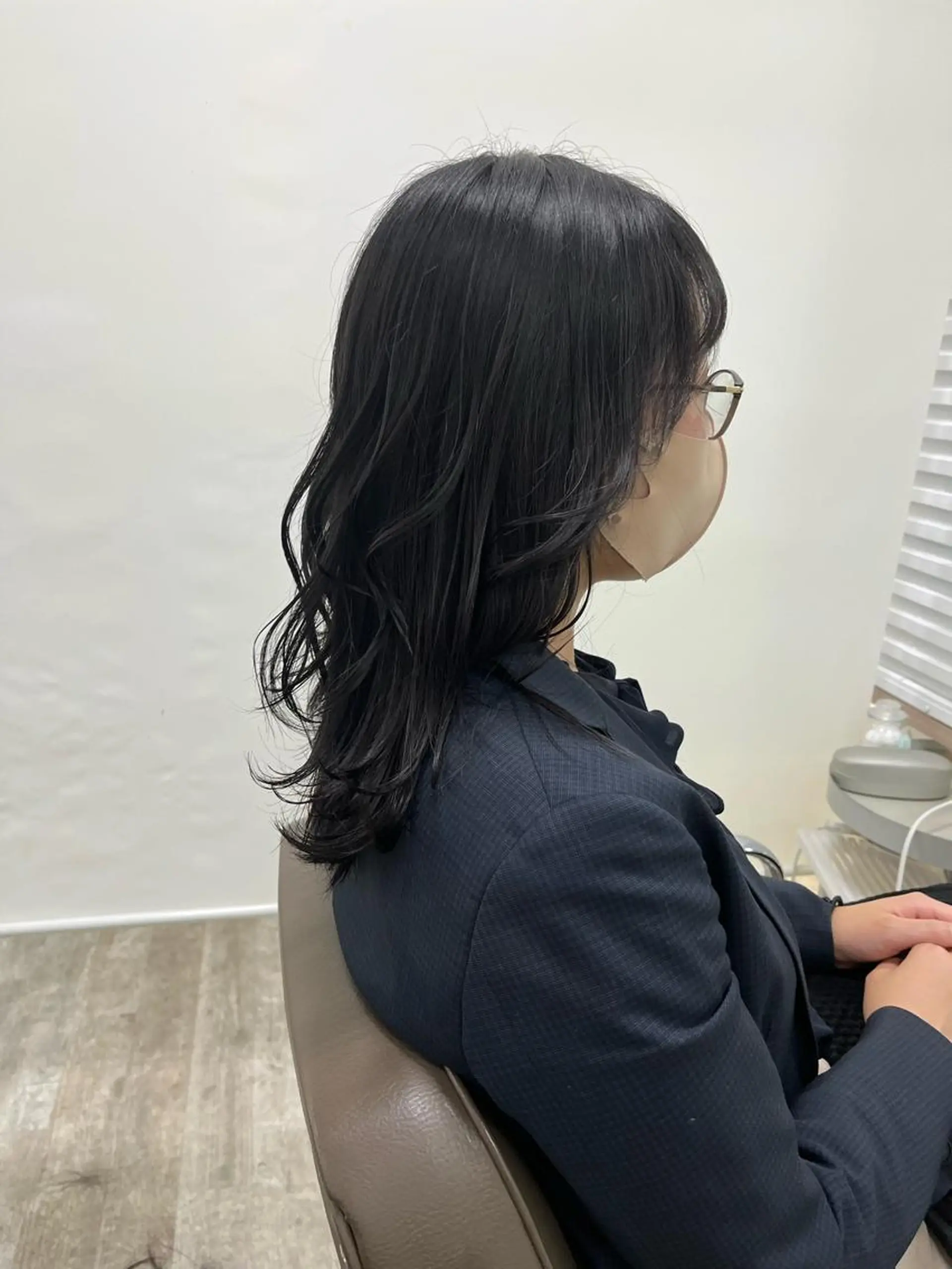 ミディアム 新宿/小顔レイヤー/ 顔まわり/西慶太朗のヘアスタイル