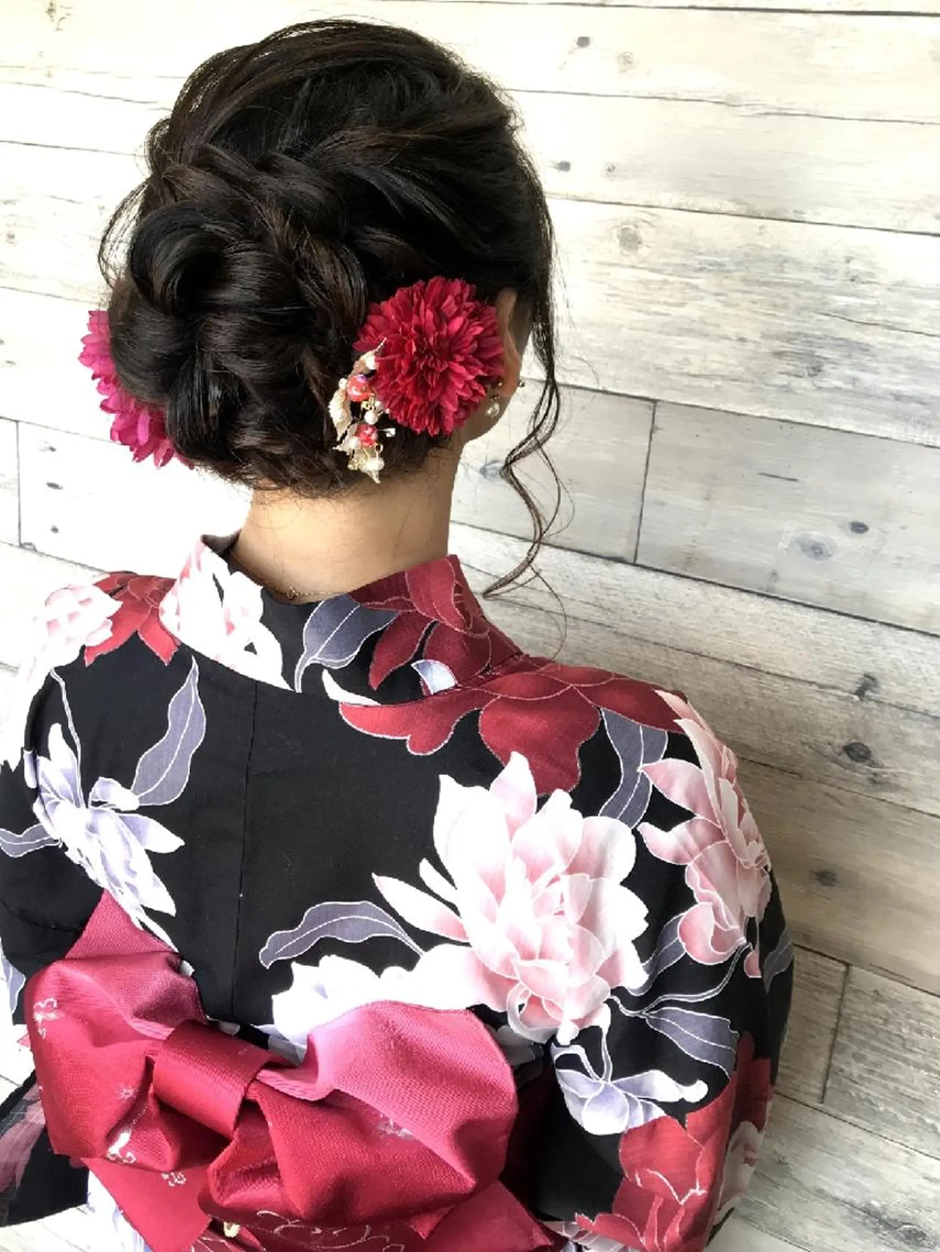 ミディアム カラー ヘアアレンジ 髪質改善/縮毛/新宿 🫧SUZUKA🫧のヘアスタイル