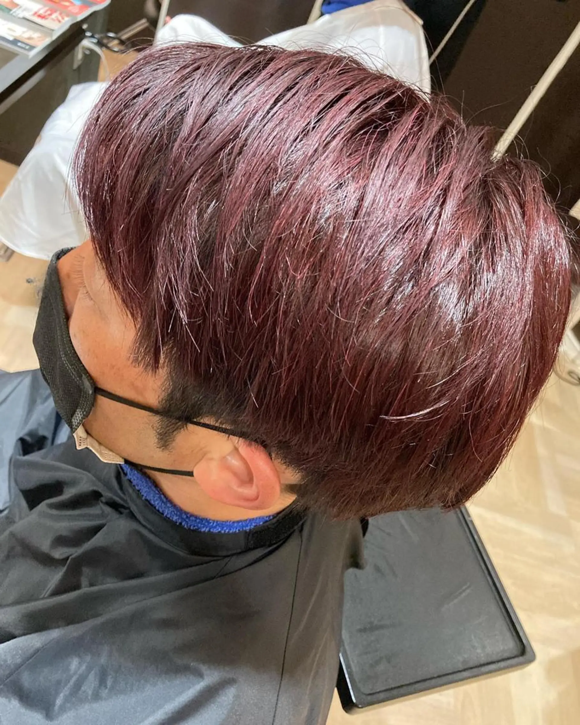 カラー ブリーチ インナーカラー ブリーチなしカラー ピンクカラー レッドカラー 髪質改善/透明感 カラー/内藤有須加のヘアスタイル