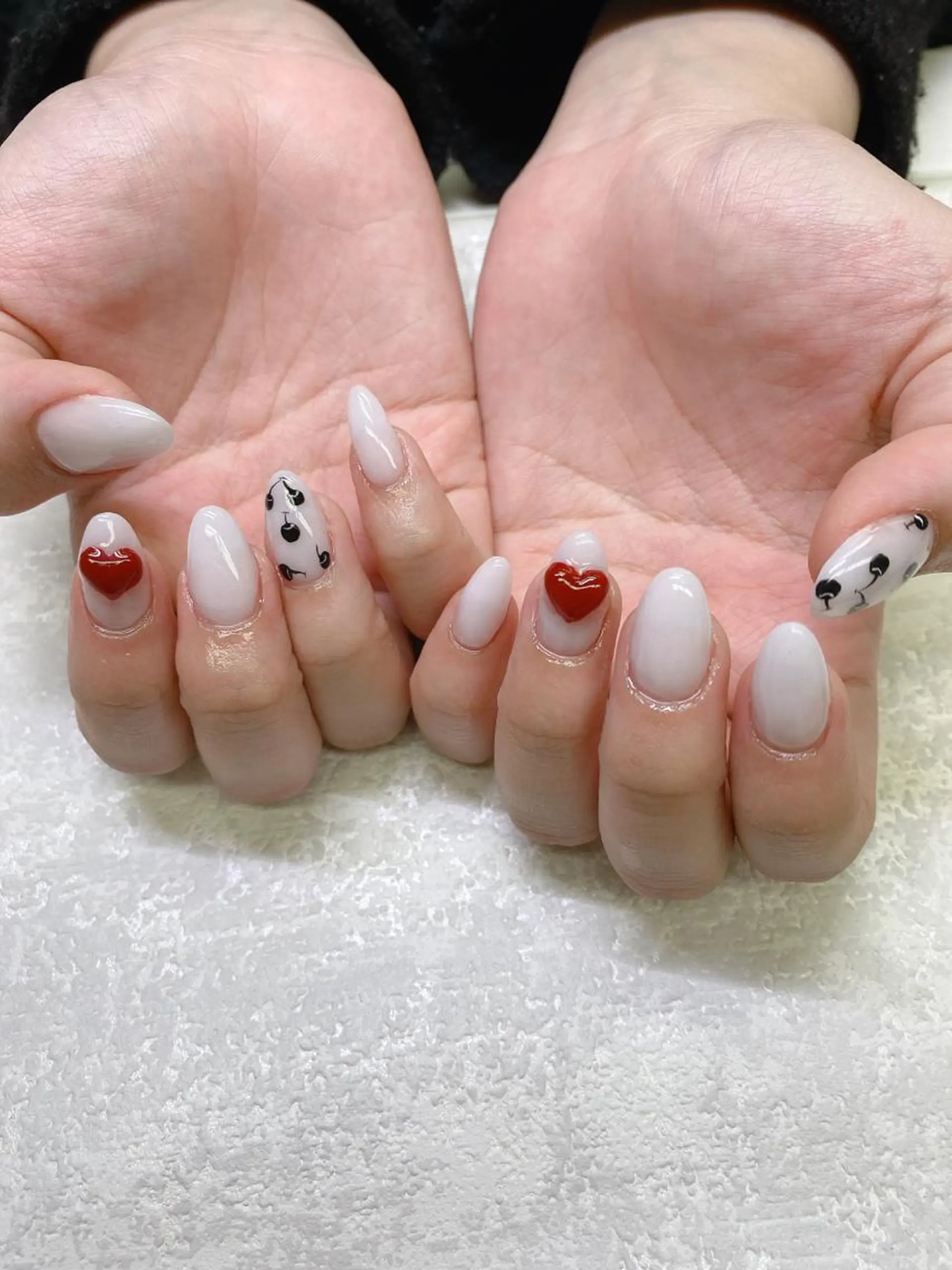 ミディアム ハンドネイル JNA認定講師🌸 RIEのネイルデザイン