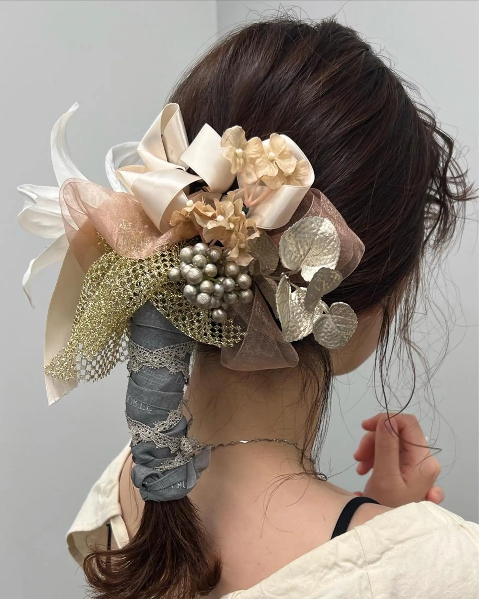 ヘアアレンジ 成人式 上田 エミのヘアスタイル