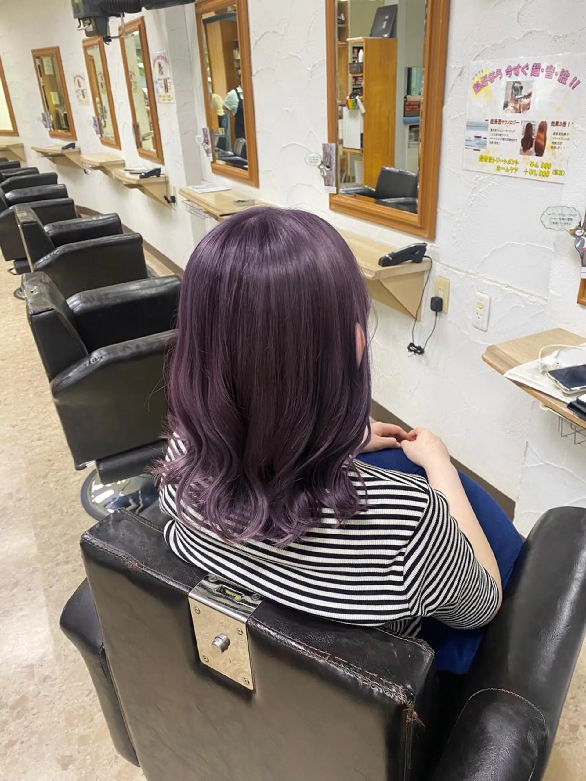 カラー ラベンダーカラー pays de reve所属・山本 ひかりのヘアスタイル