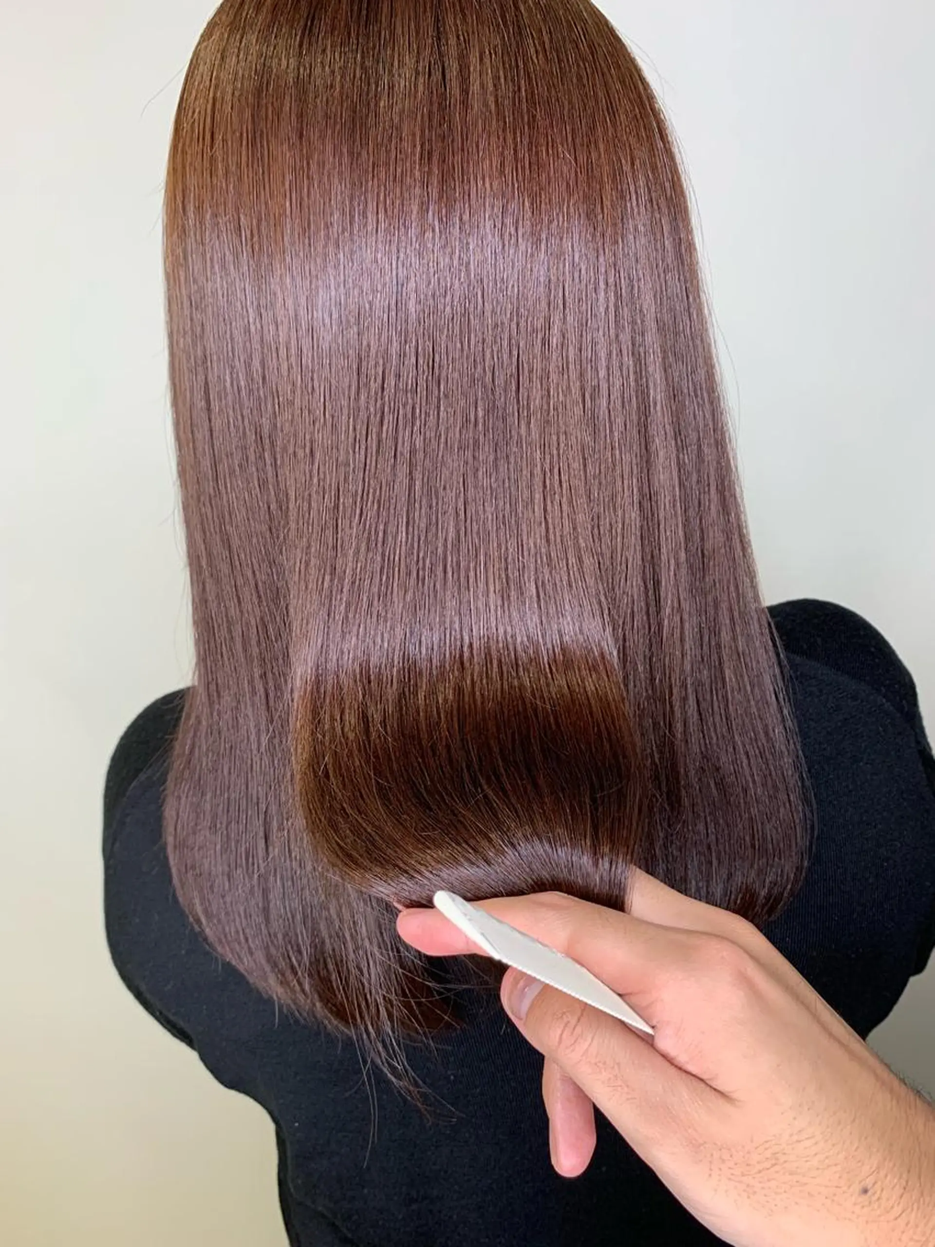 ロング Lee 甲子園のヘアスタイル