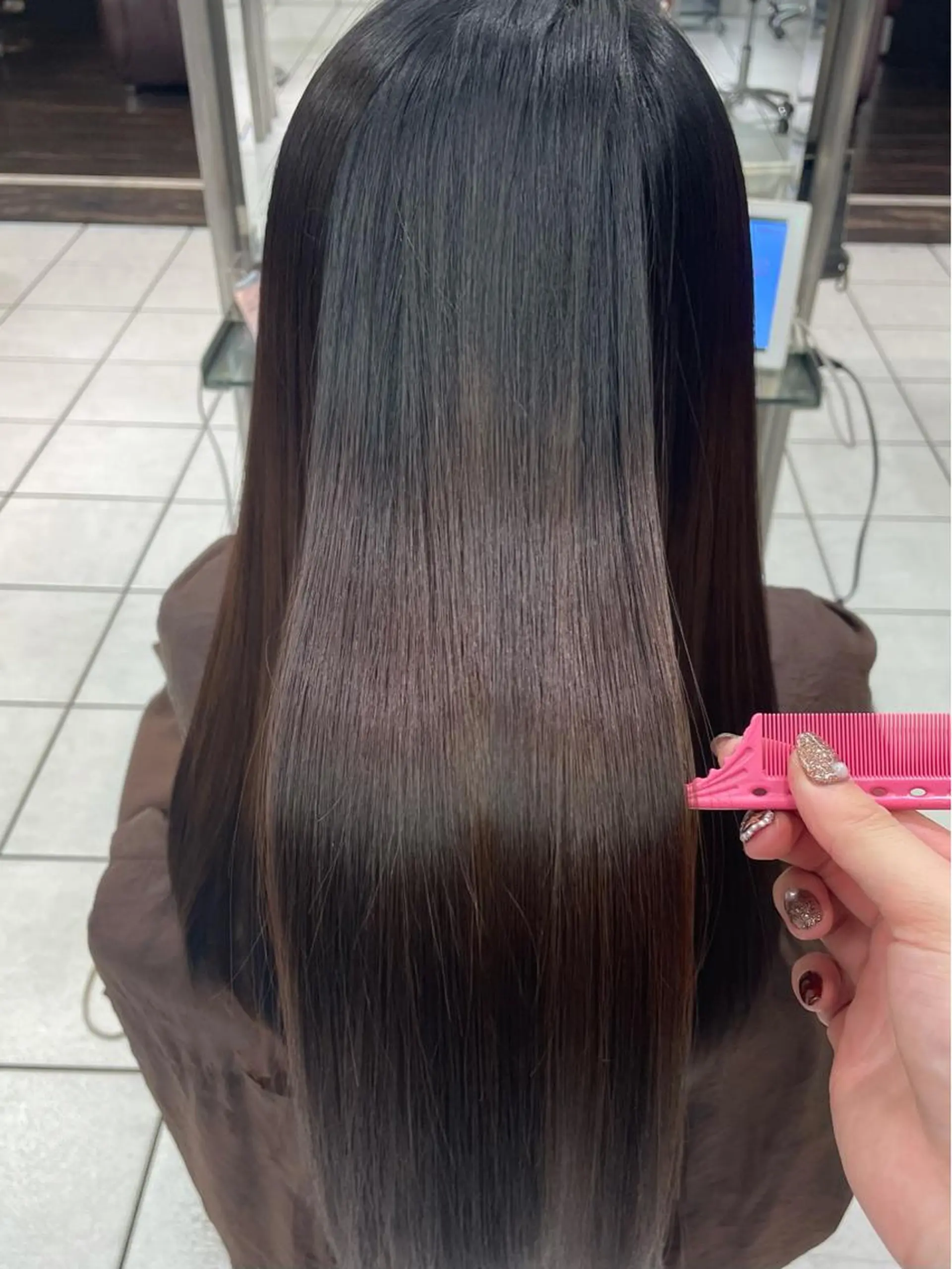 ロング トリートメント 🍒暖色カラー /やぎふうか🍒のヘアスタイル