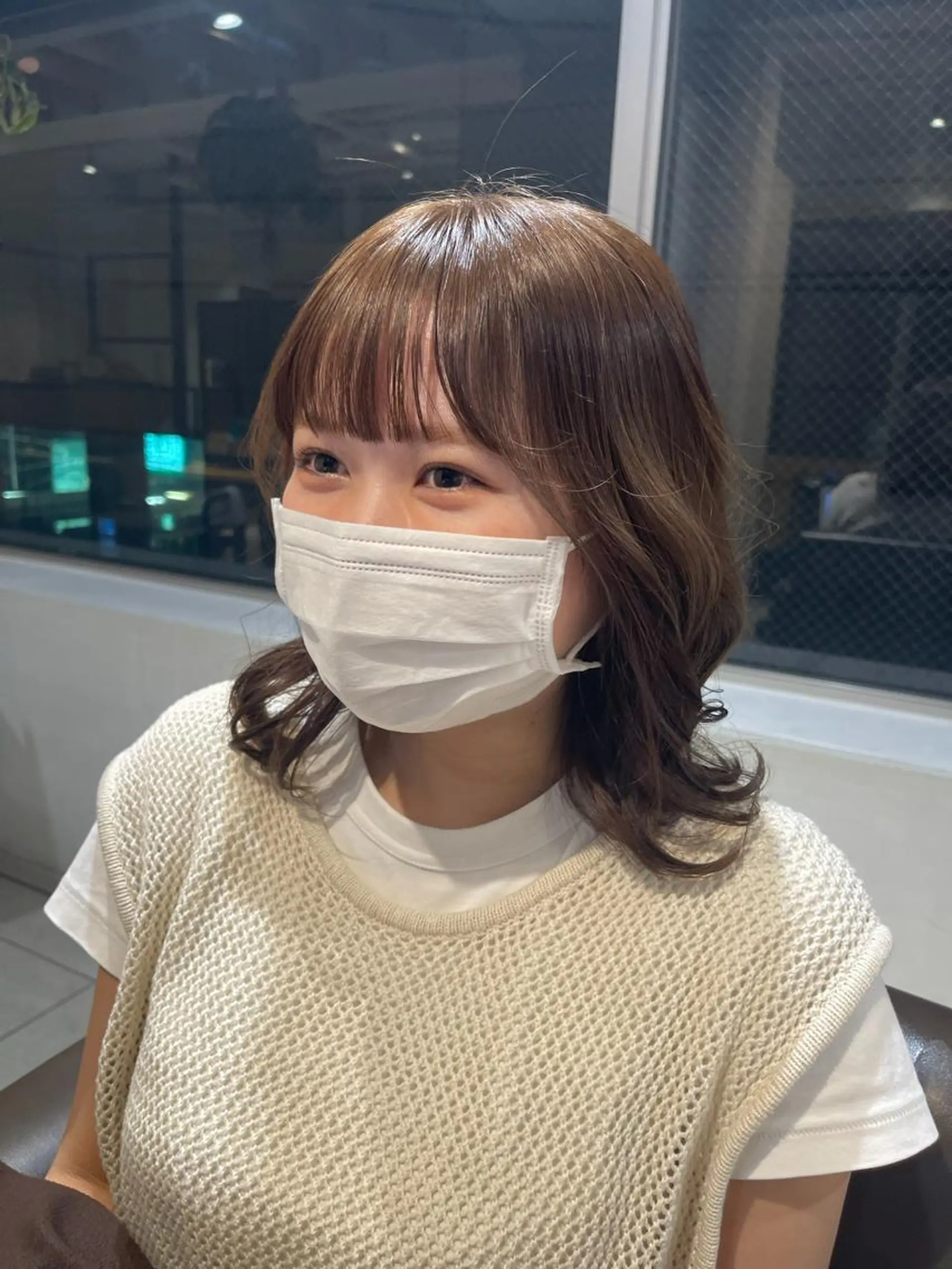 ミディアム アッシュ アッシュグレー アッシュグレージュ ヘアカラー トリートメント soëll所属・🤍そぶえ　ゆうな/ 暖色カラー/縮毛矯正のヘアスタイル