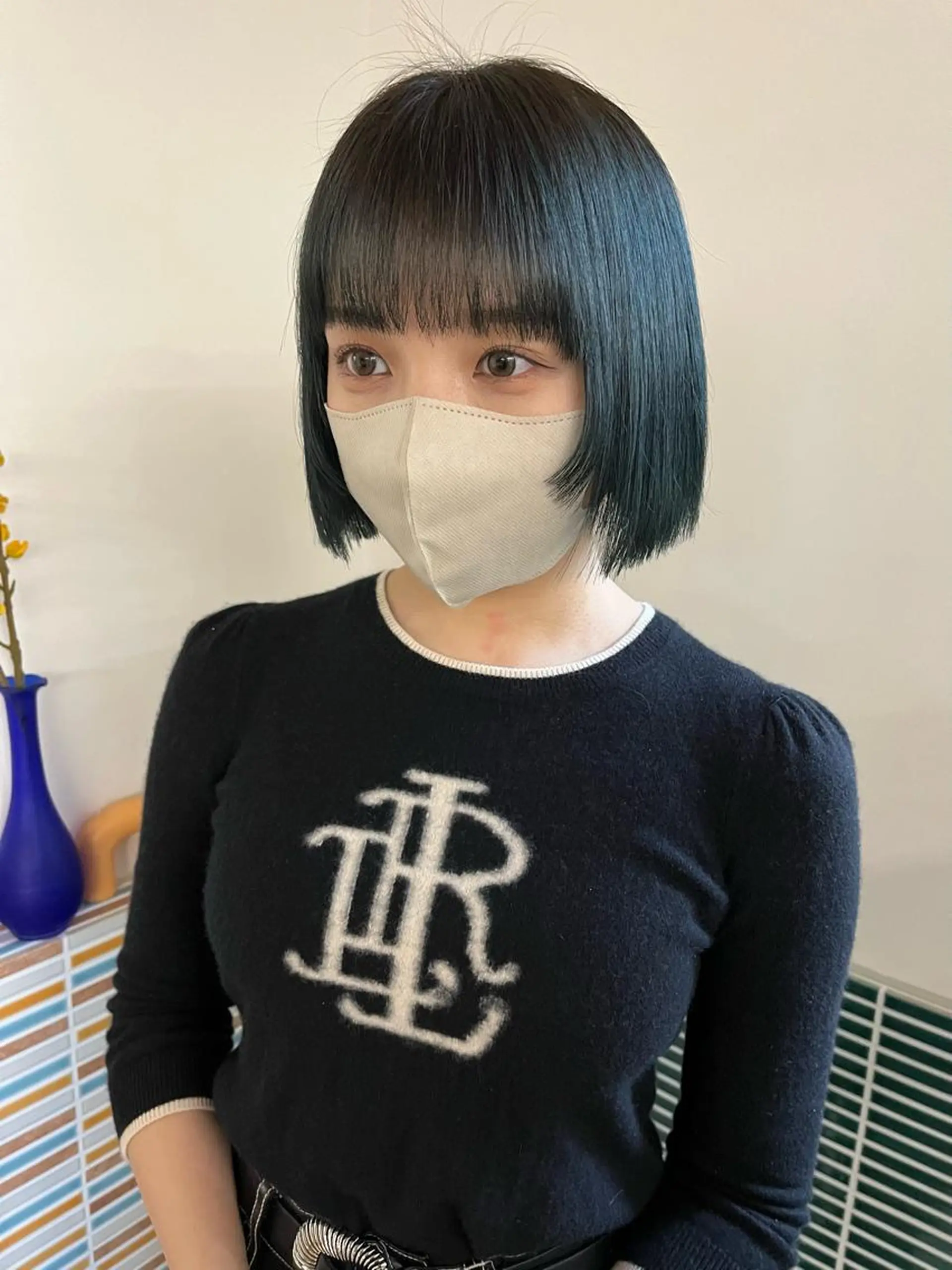 ミディアム カラー ブリーチ ヘアカラー トリートメント 🩷ハイトーン透明感 レイヤー🩷ユリカのヘアスタイル