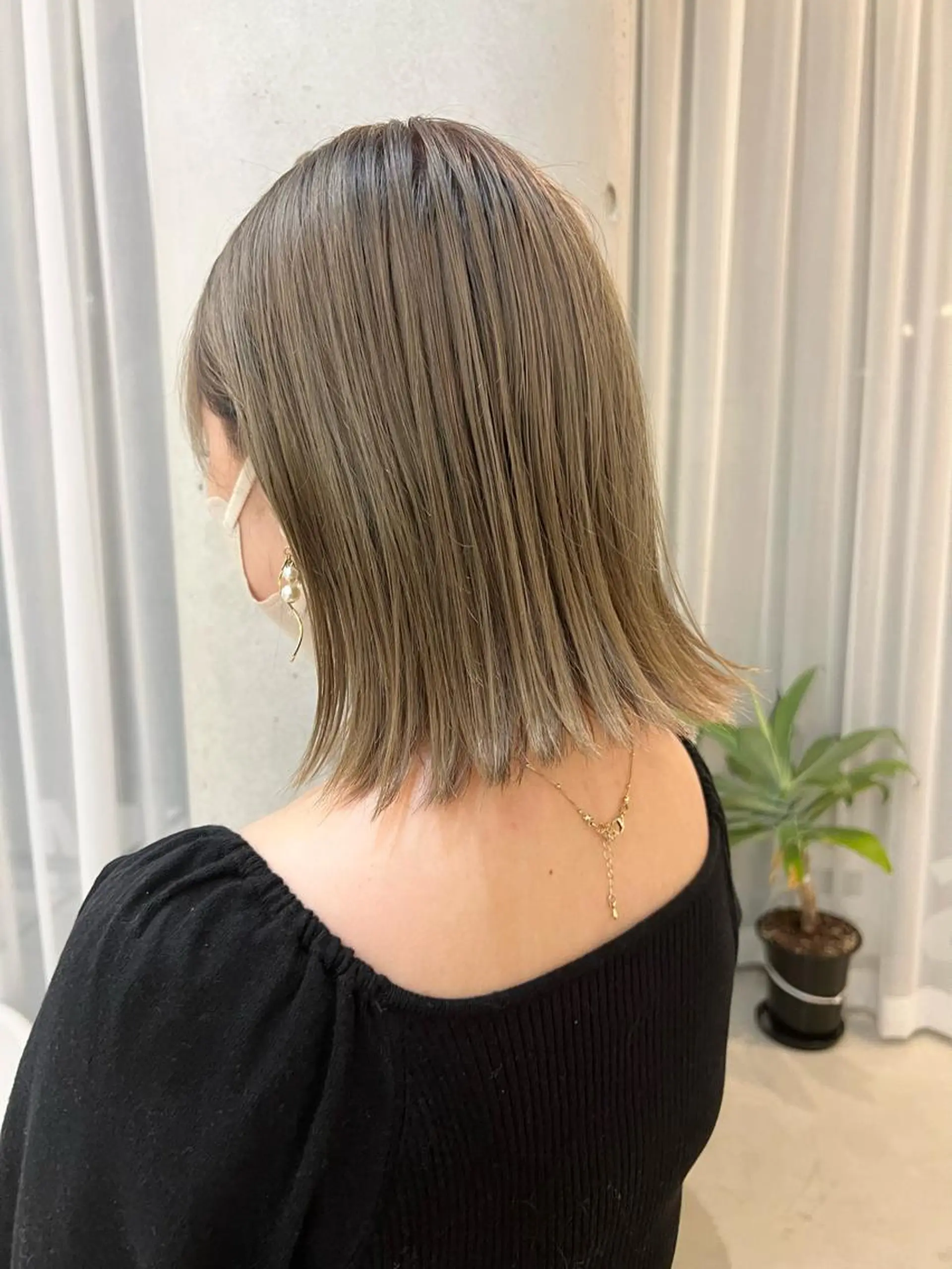 ミディアム 🤍🤍韓国ヘア おたけ🤍🤍のヘアスタイル