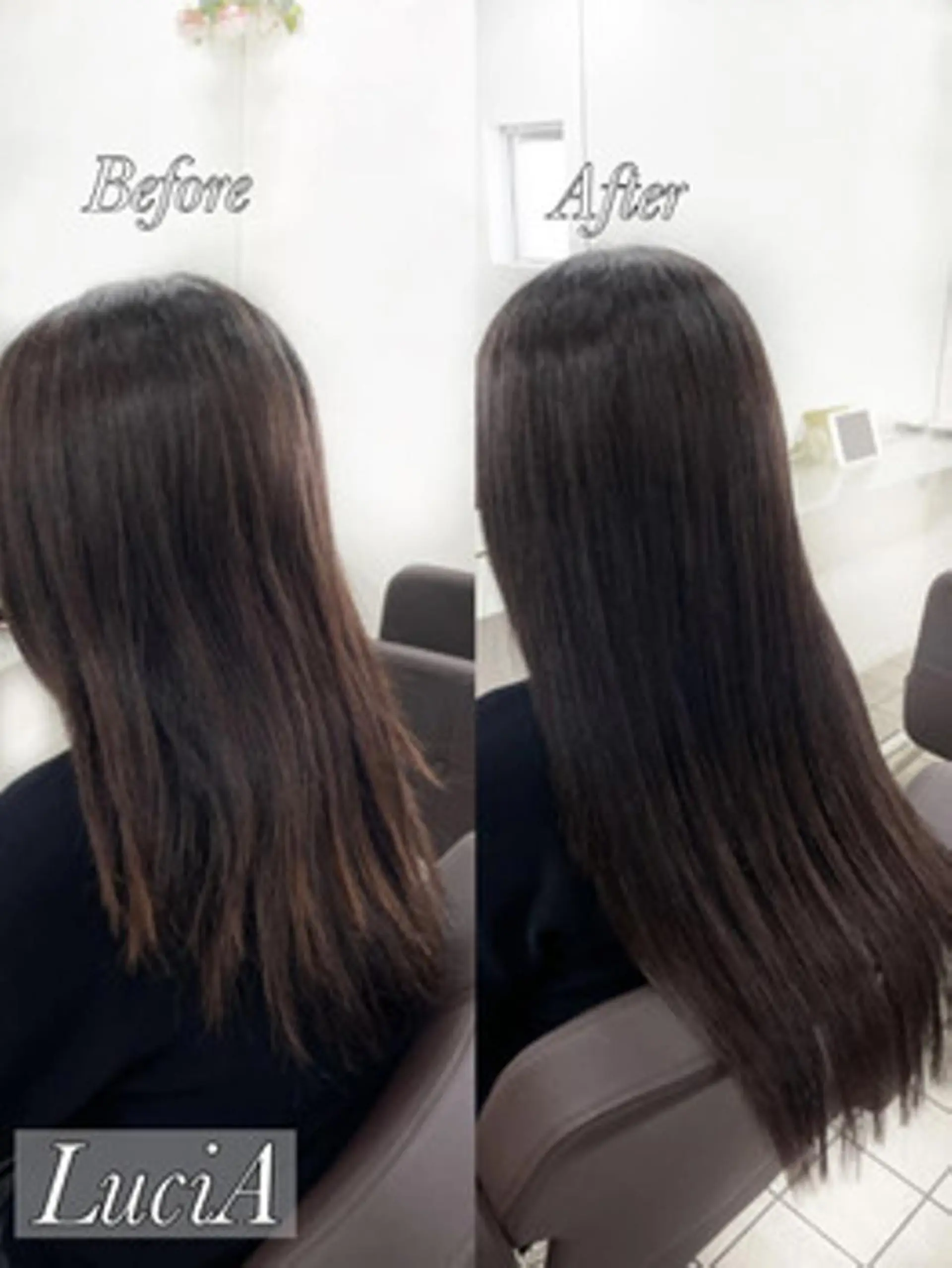 ロング カラー ヘアアレンジ シールエクステ アディクシーカラー バレイヤージュ ブリーチ ケアブリーチ LuciA/エクステ カラーのヘアスタイル