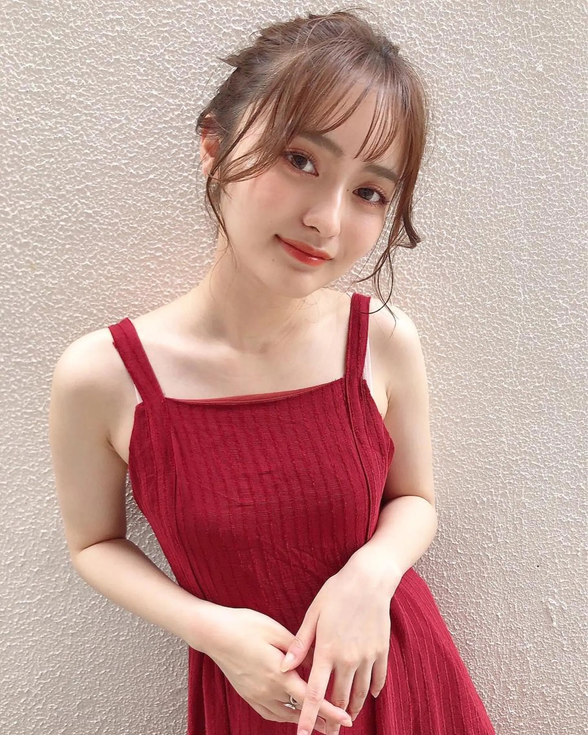 ミディアム カラー ヘアアレンジ 店長/mao/ 前髪/顔周りカットのヘアスタイル