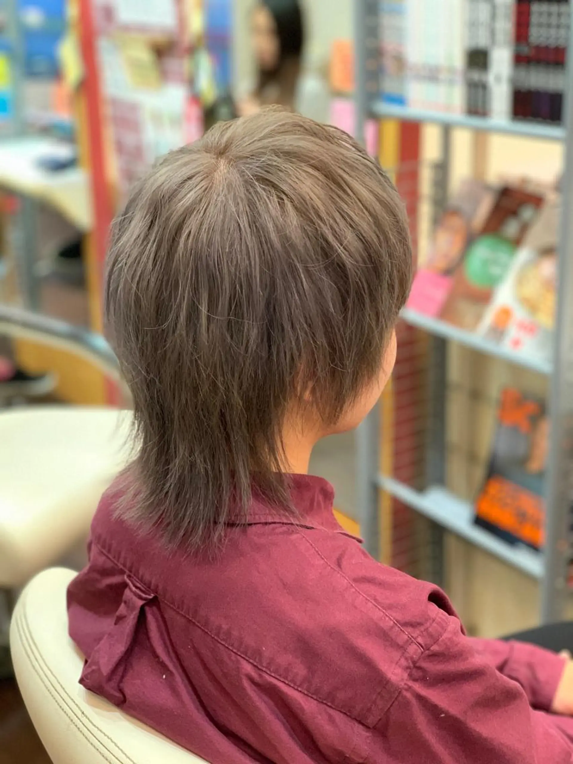 ミディアム ヘアカラー たけい ゆうきのヘアスタイル