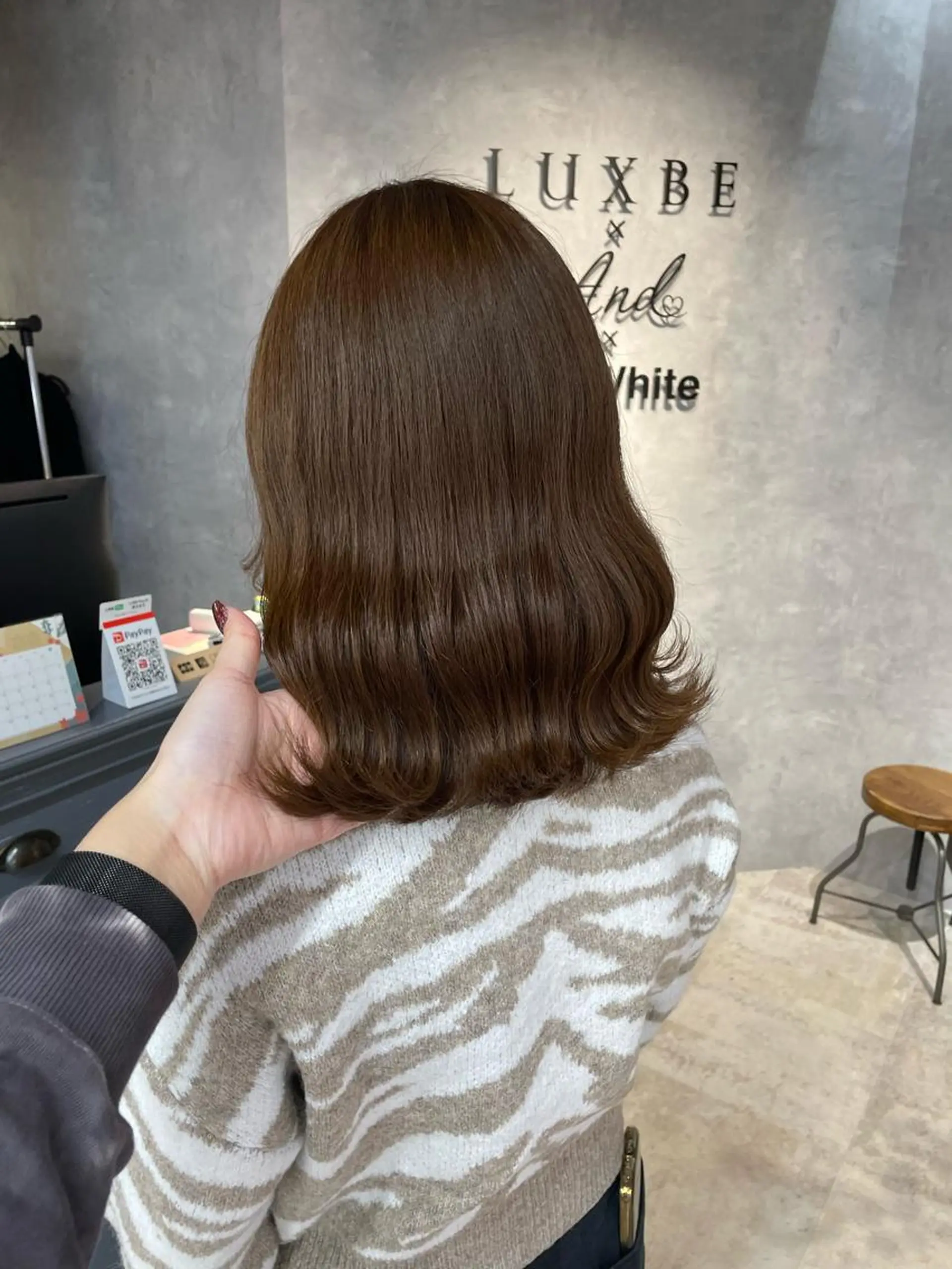 ミディアム Cielro【 シェイロ 】所属・Cielro/ダブル カラー/西田咲希のヘアスタイル