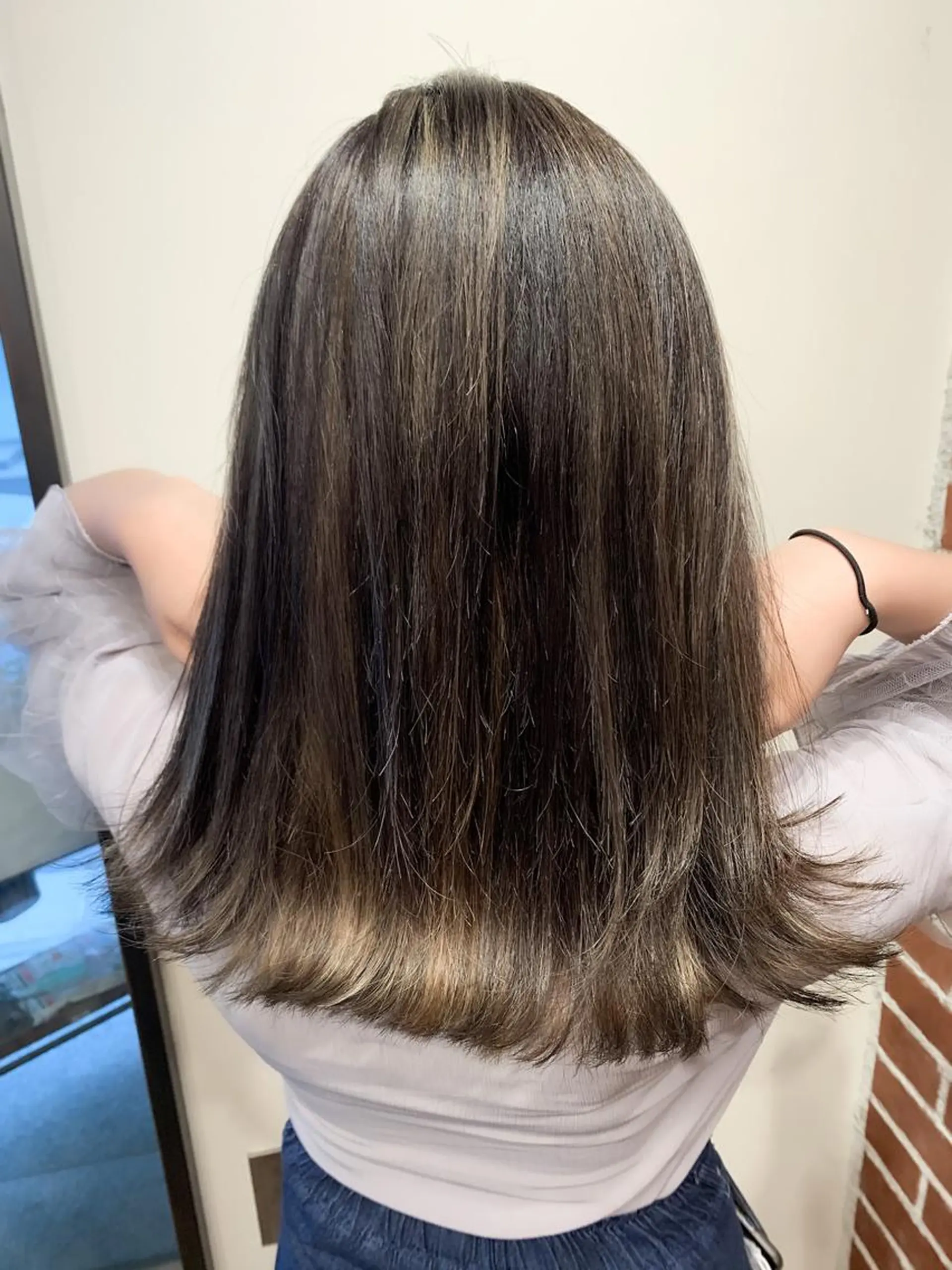 ミディアム カラー 岡崎勇人/レイヤー/ 韓国/ケラチンTRのヘアスタイル