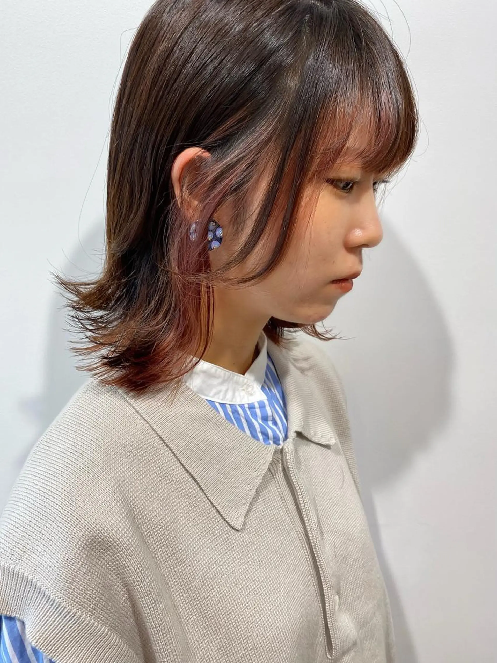 ミディアム レイヤー/髪質改善 渡邉【日吉美容室】のヘアスタイル