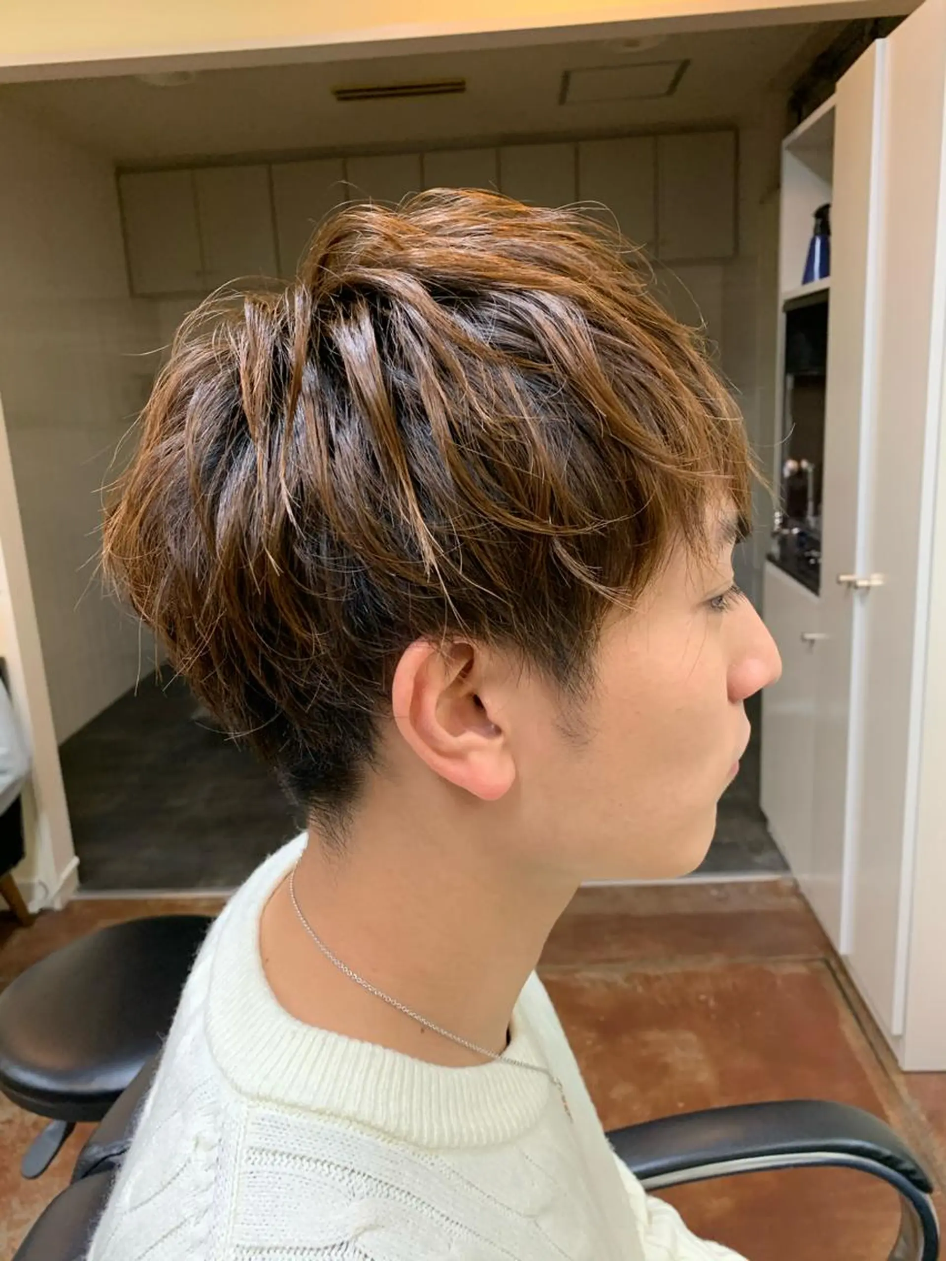 メンズ ヨシミ カズヤのヘアスタイル