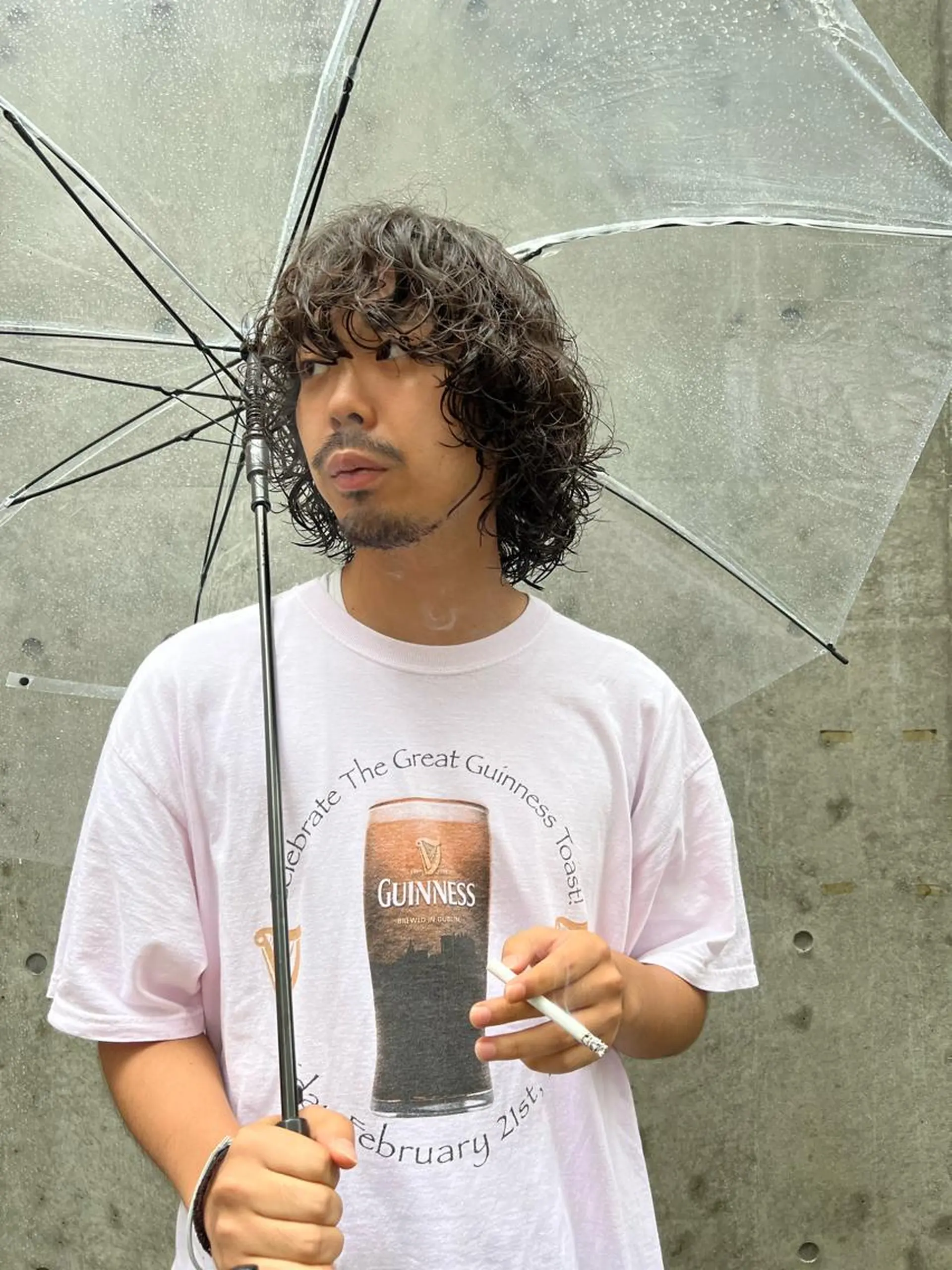 ロング パーマ メンズ カット パーマ メンズスタイリスト リュウジのヘアスタイル