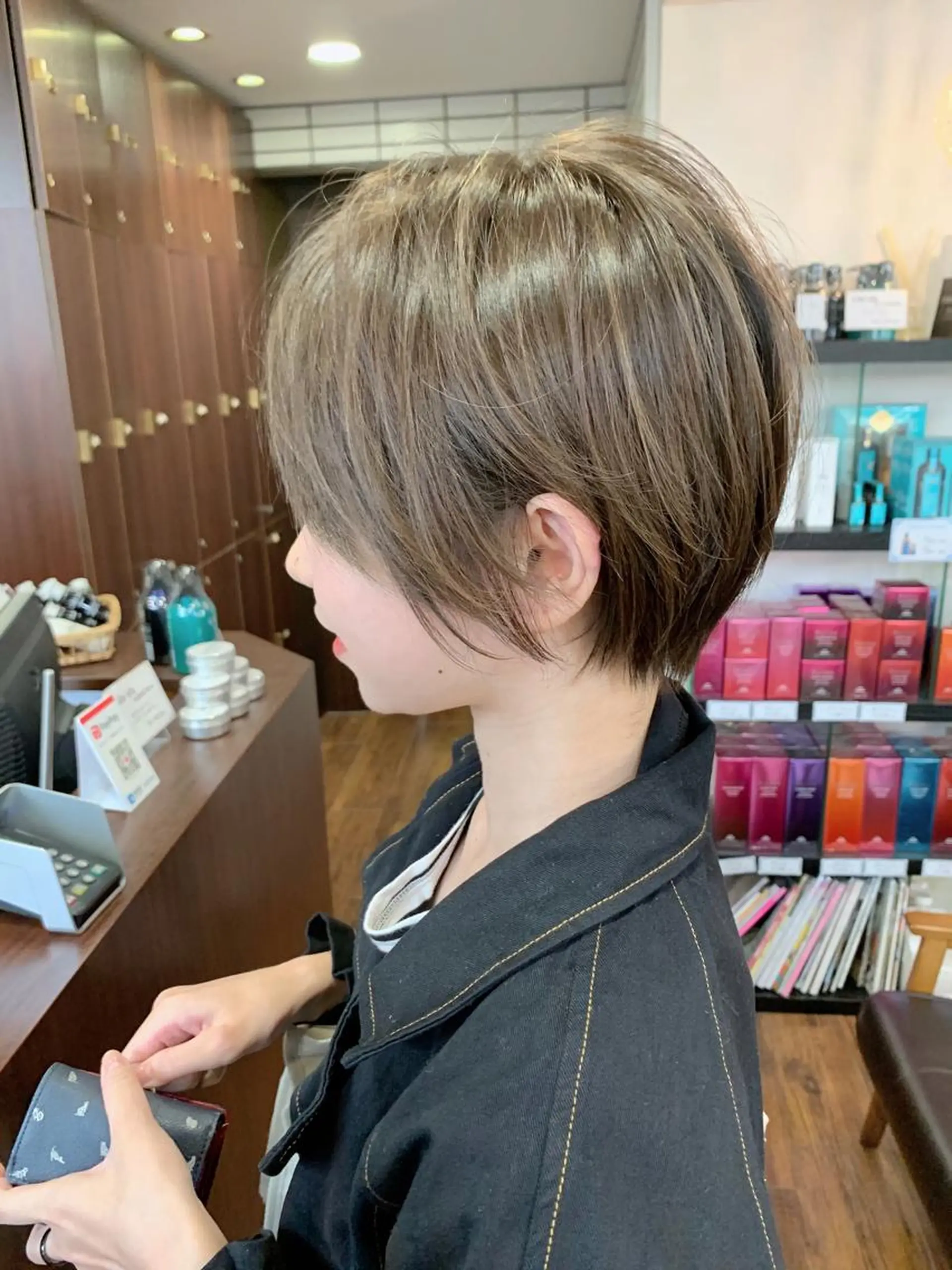 ショート 縮毛矯正/ショート/ レイヤー/畑中正敏のヘアスタイル