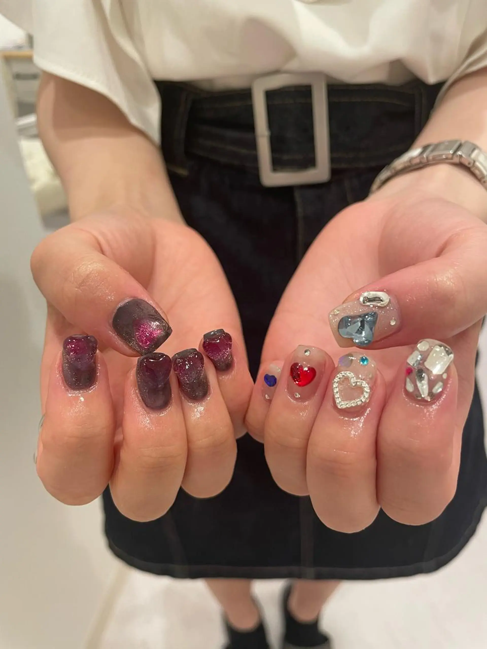 ネイル 束感まつ毛/ネイル/ LED♥KIRARAのマツエク・マツパデザイン