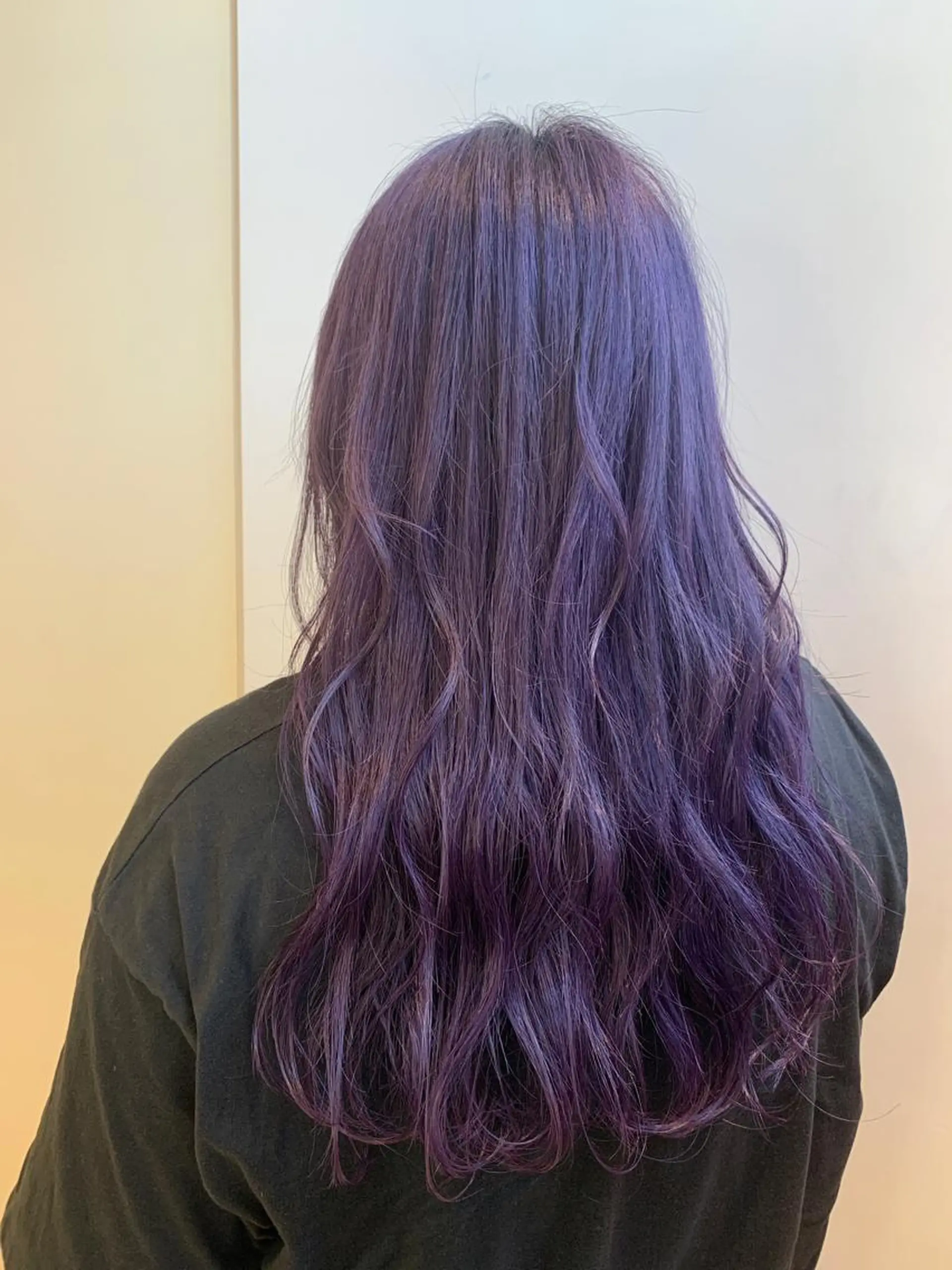 ロング カラー ブリーチ ケアブリーチ ラベンダーカラー トリートメント カット ヘアカラー Le'a渋谷所属・インナーエクステ渋谷 🦋KAJIのヘアスタイル