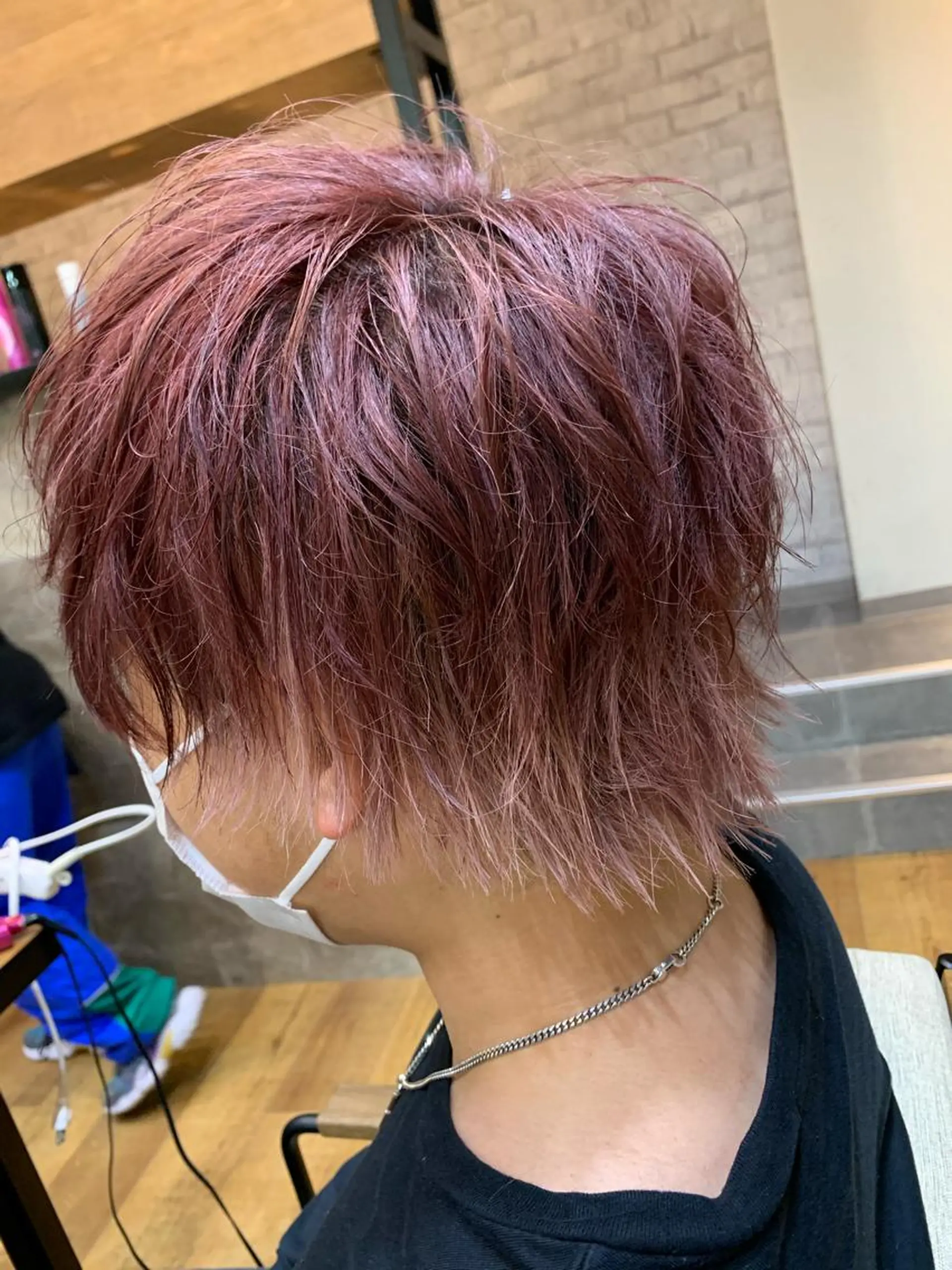 カラー メンズ 天野 開のヘアスタイル