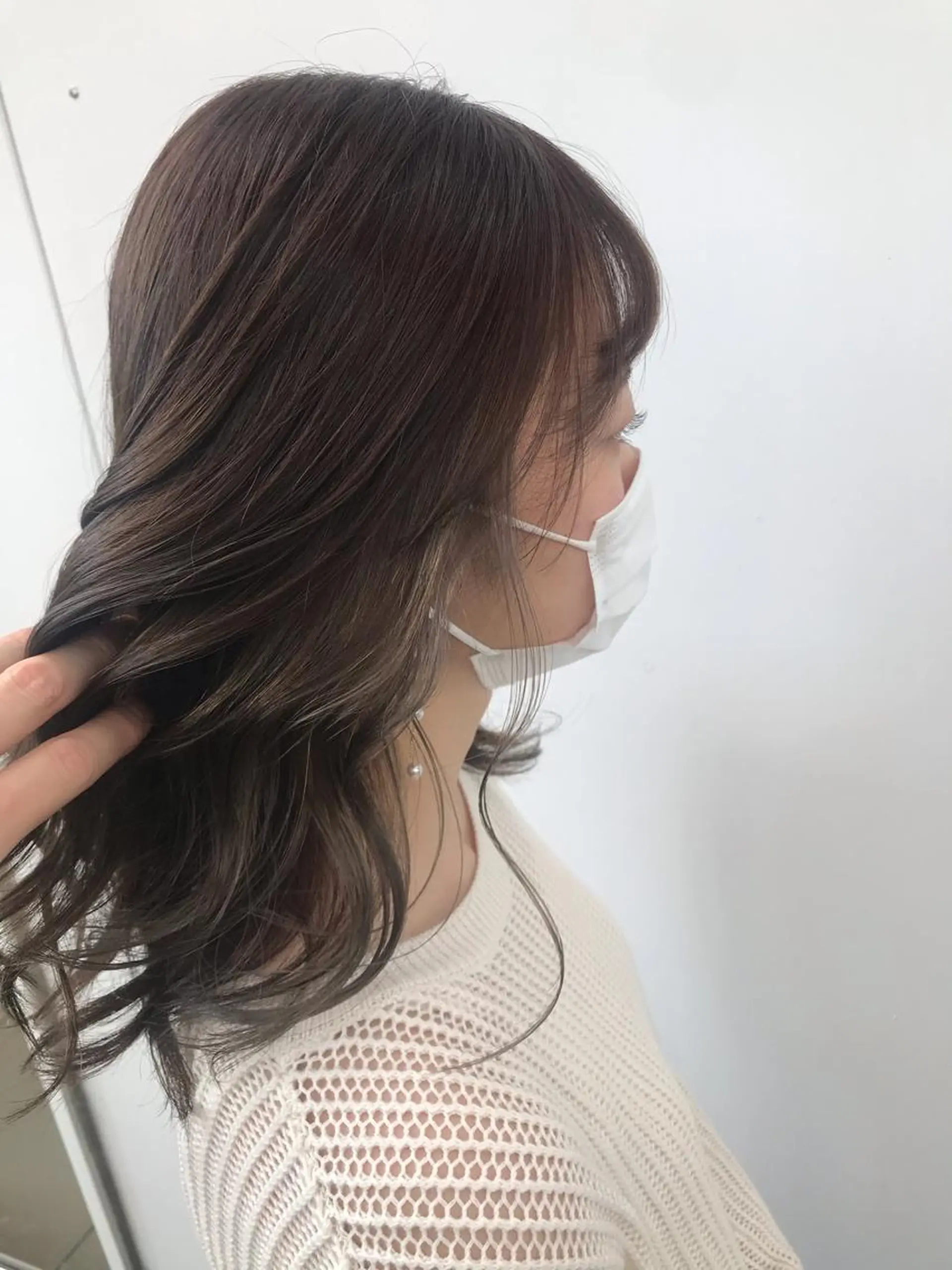 セミロング 下條 真のヘアスタイル