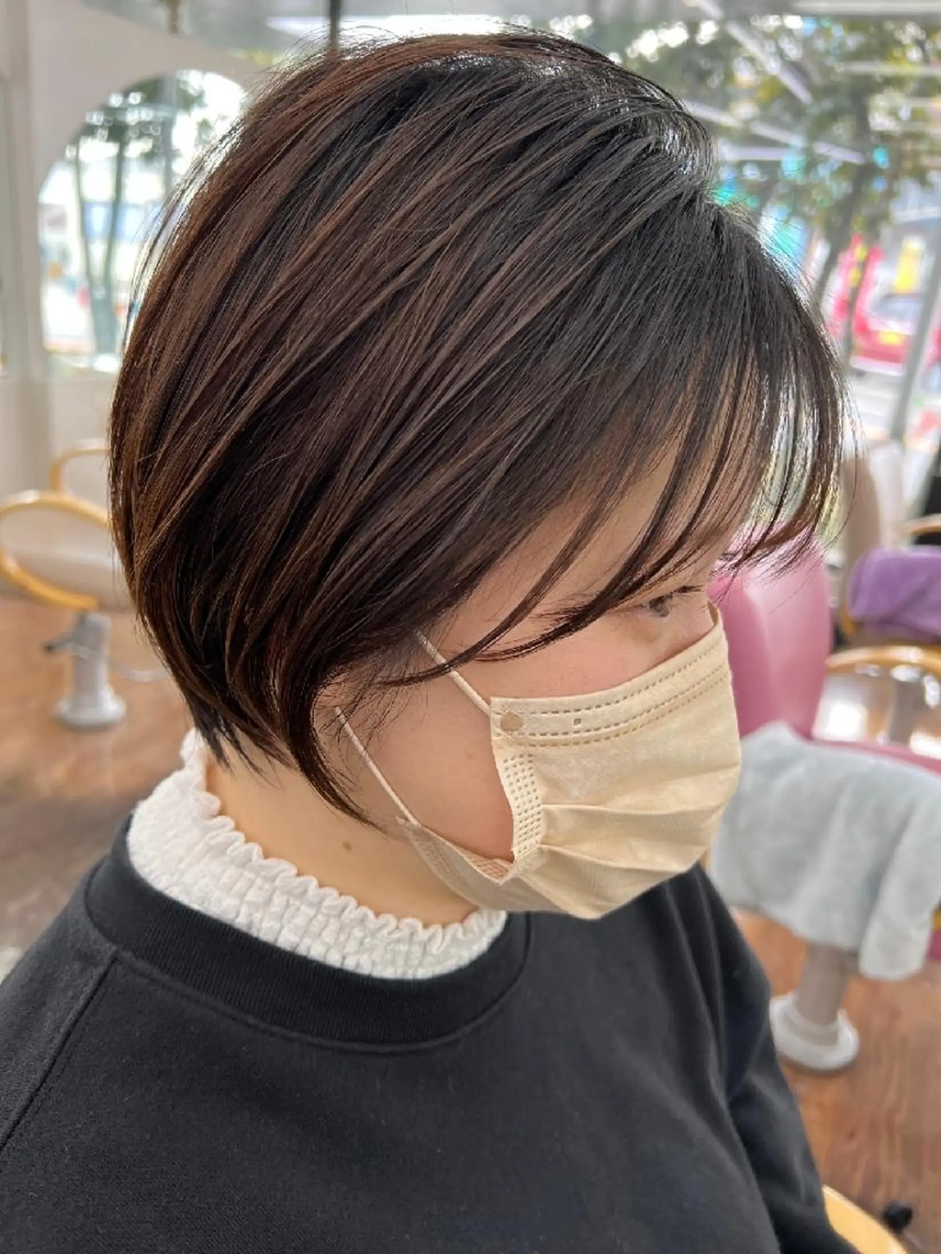 ショート カット 鶴田 風雅のヘアスタイル