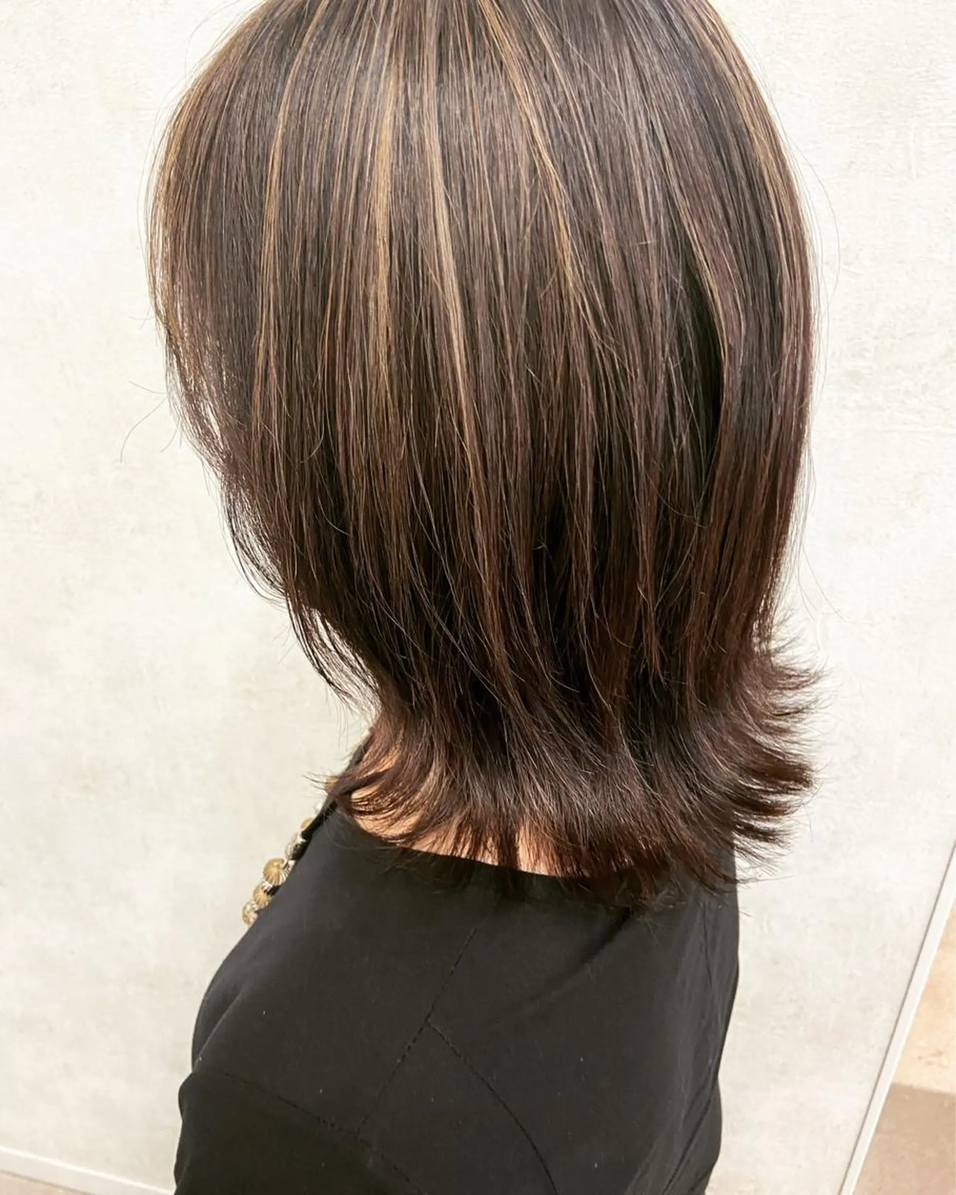 ミディアム カラー メンズパーマ /髪質改善/はるたのヘアスタイル