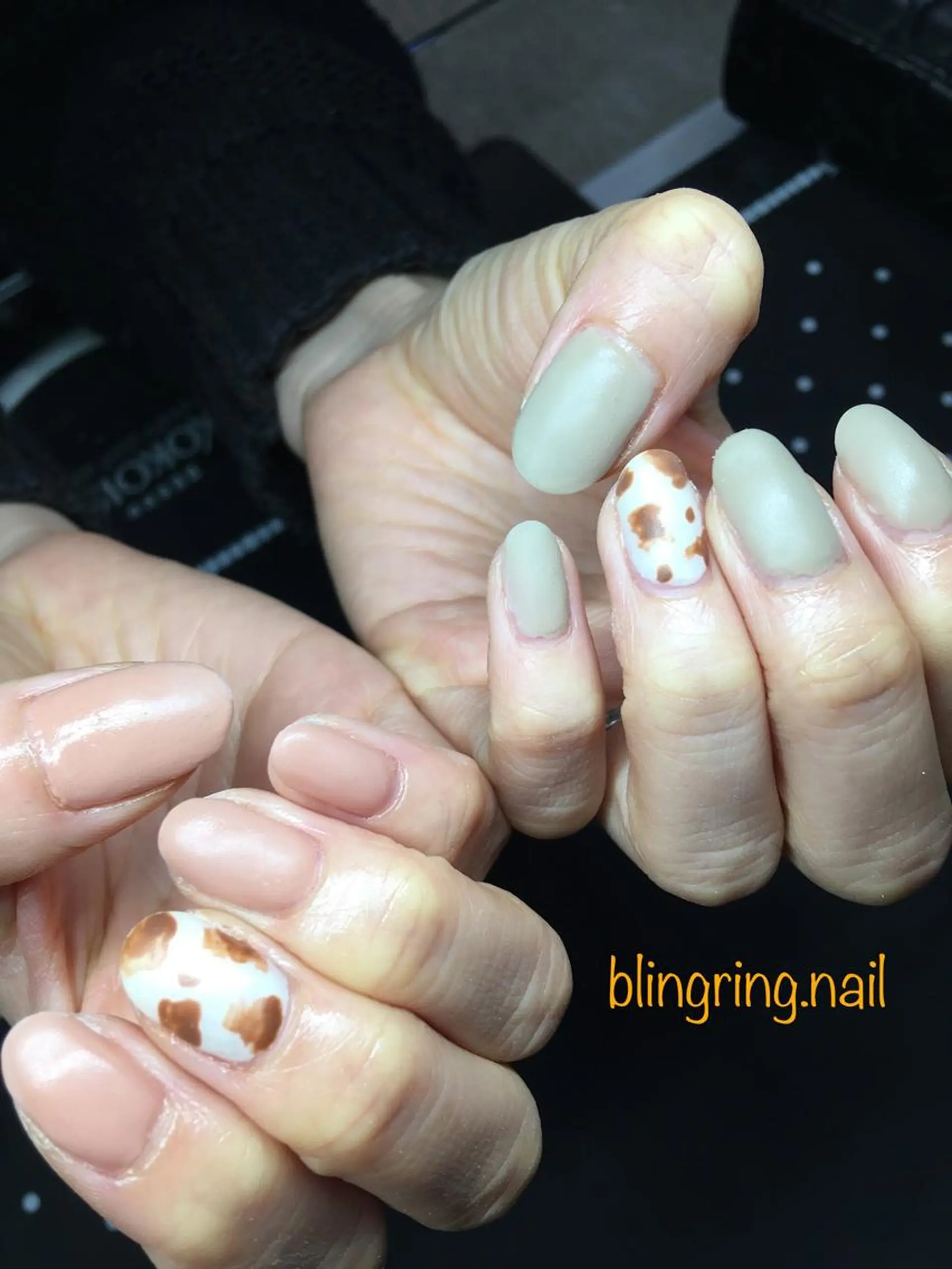 ネイル マットネイル ハンドネイル 🌈KANÅKO 🌈のネイルデザイン