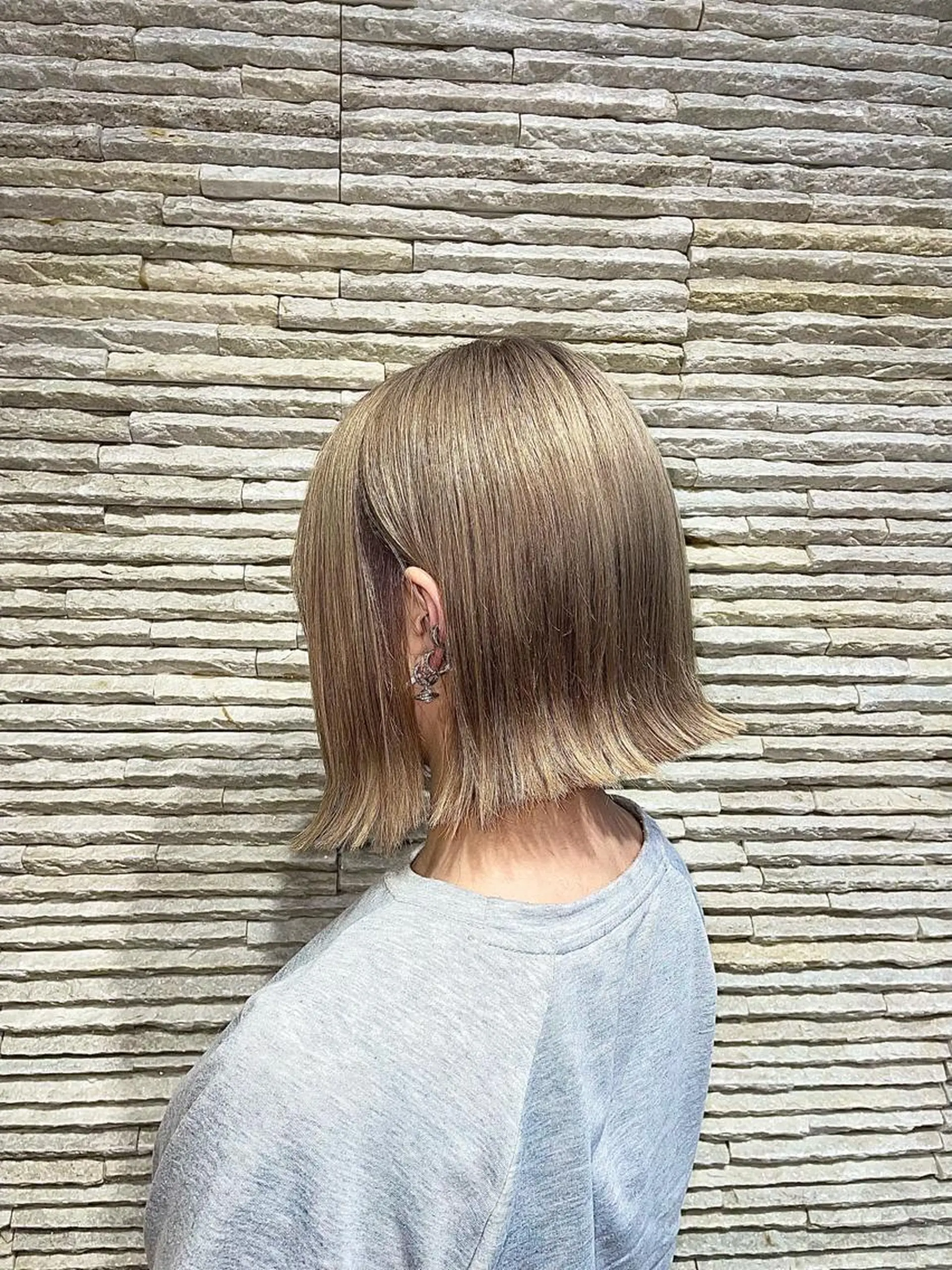 ショート カラー ヘアアレンジ ヘアカラー 嶋田 ゆきのヘアスタイル