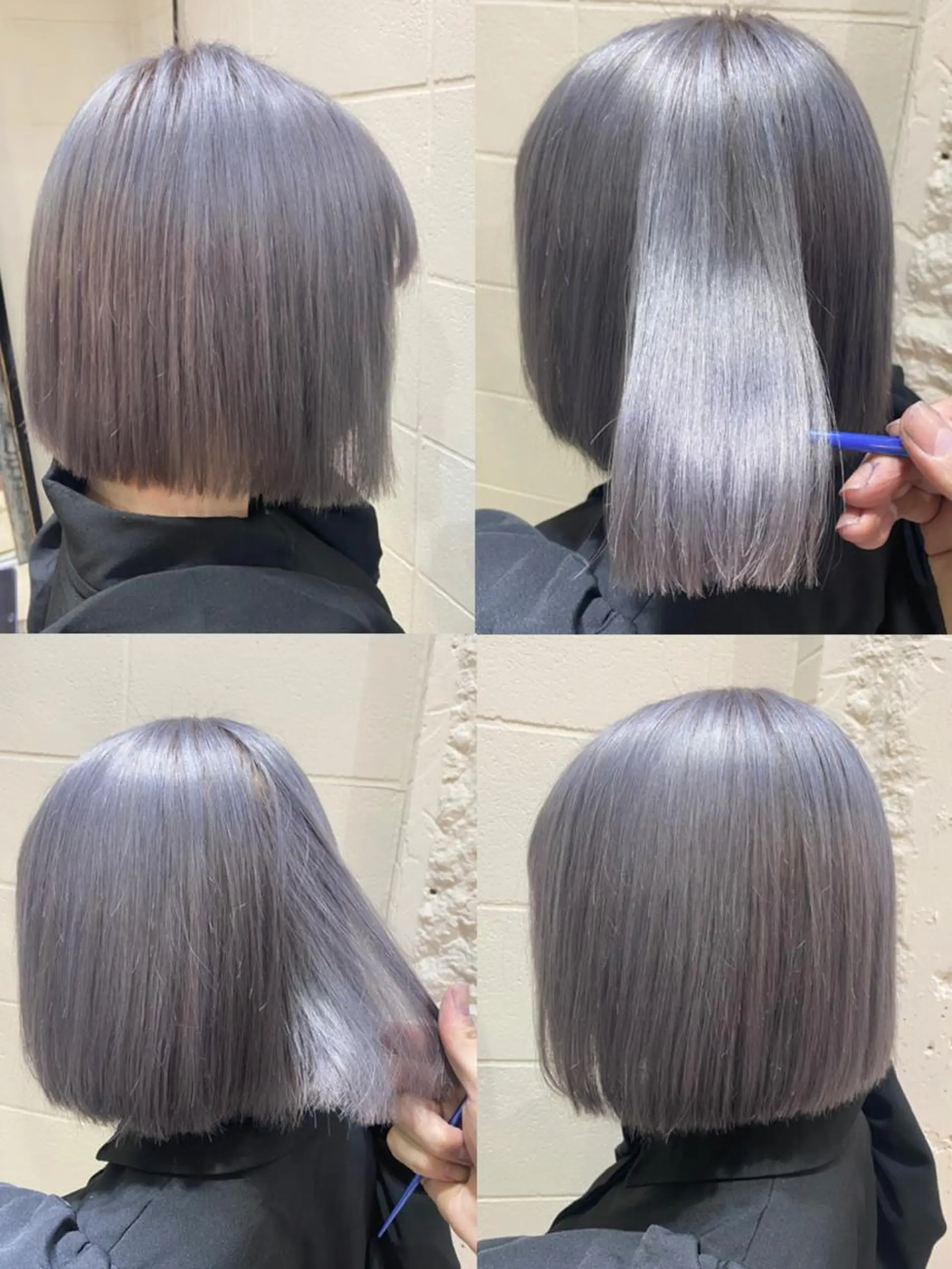 ミディアム カラー ヘアカラー トリートメント イズ ミのヘアスタイル