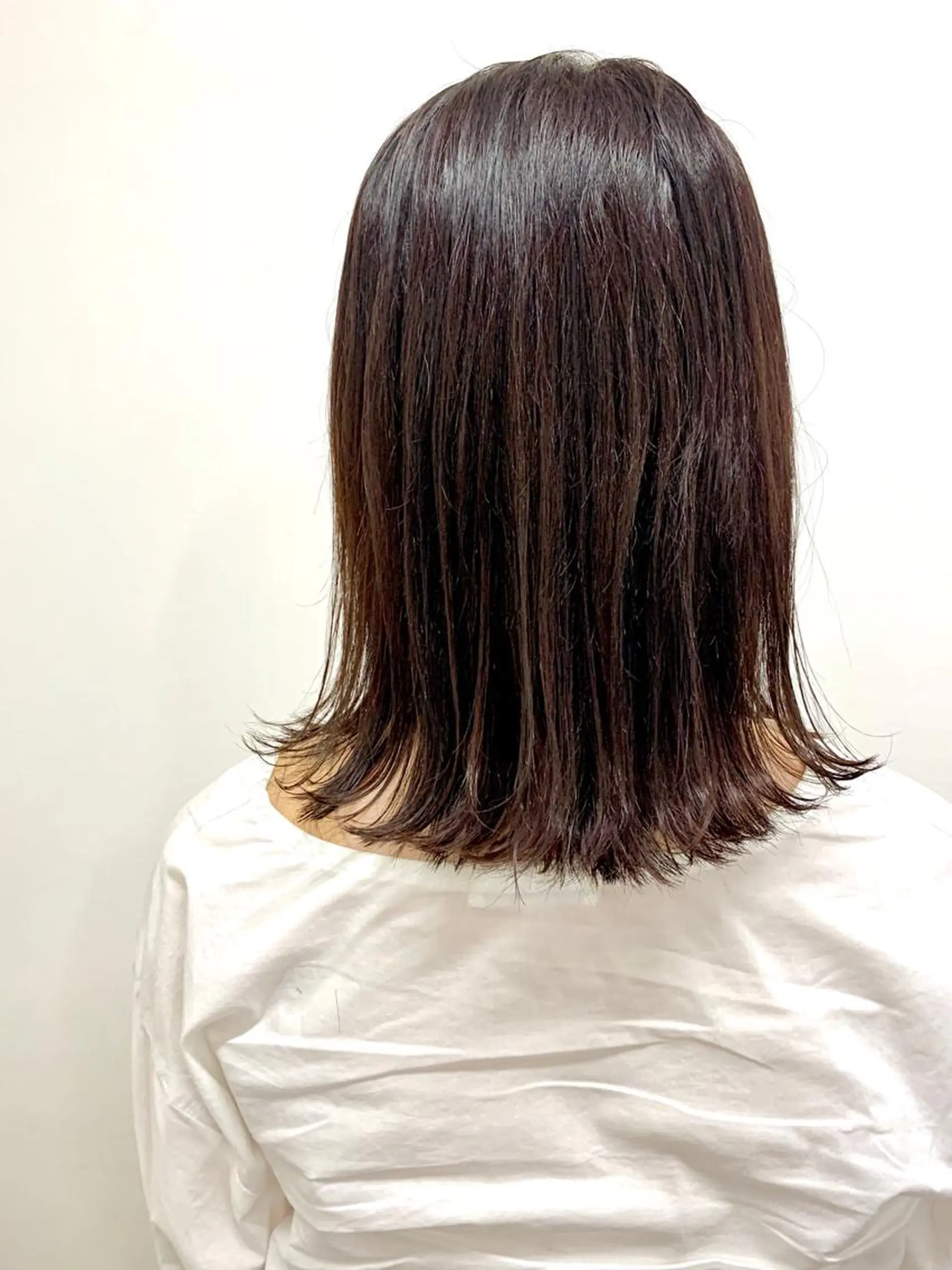 ミディアム カラー 🔵赤み消し透明感 梅田・増田のヘアスタイル