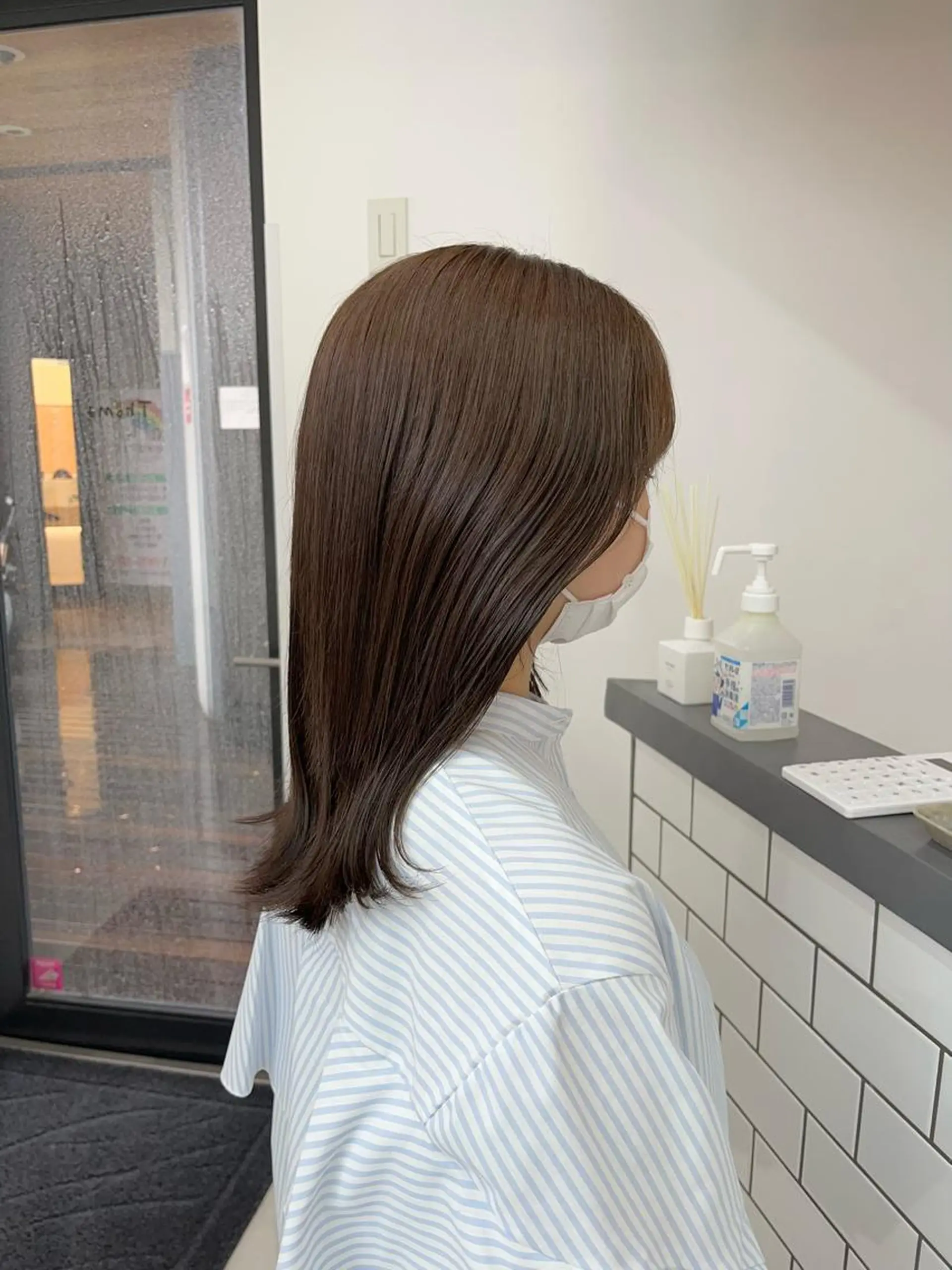 セミロング ヘアカラー トリートメント 🌙透明感カラー✖︎ カンナ🌙のヘアスタイル