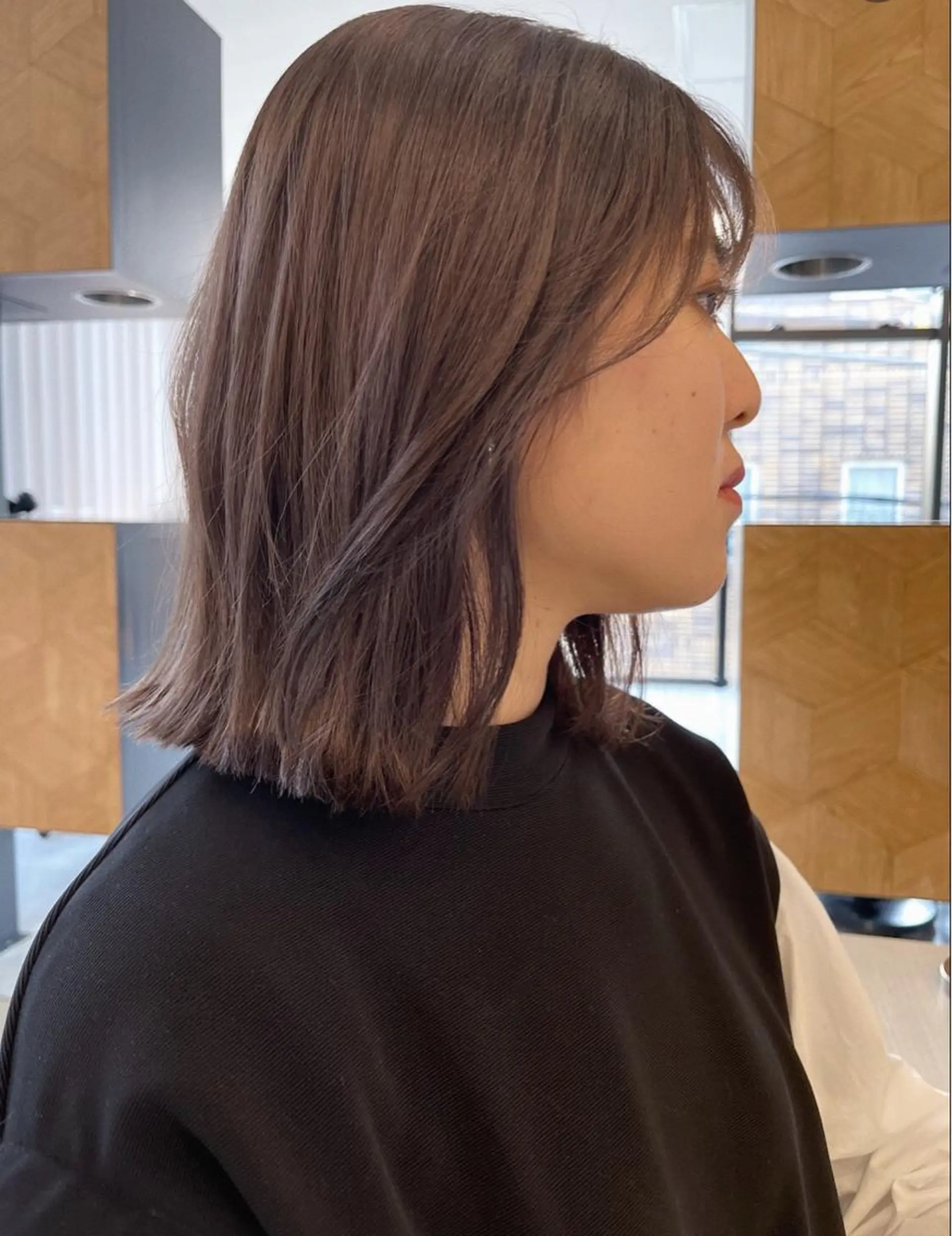 ミディアム カラー カット ヘアカラー Miku /ブリーチ/ボブのヘアスタイル