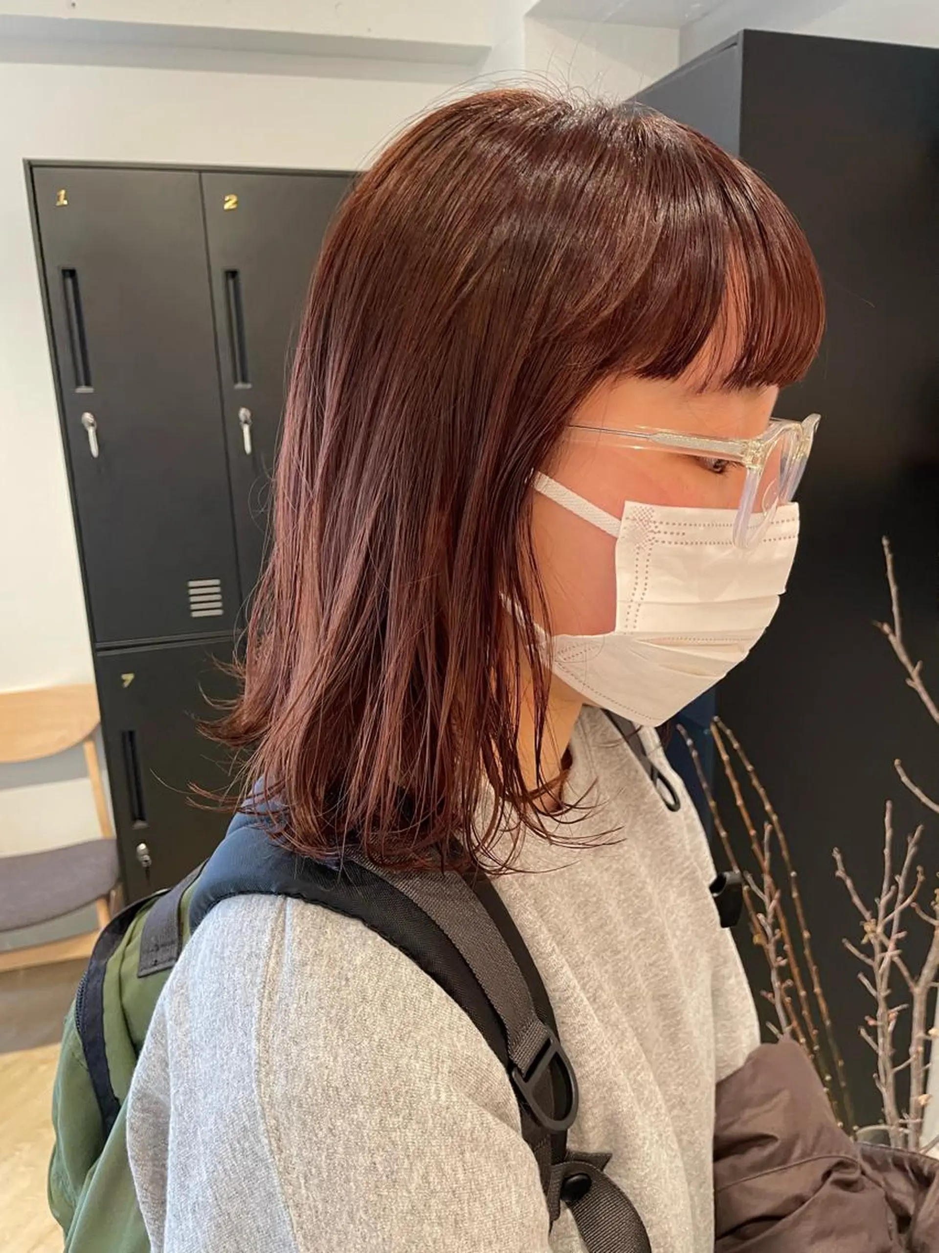 ミディアム カラー カット ヘアカラー トリートメント SALOWIN下北沢所属・hazuki 🌝のヘアスタイル