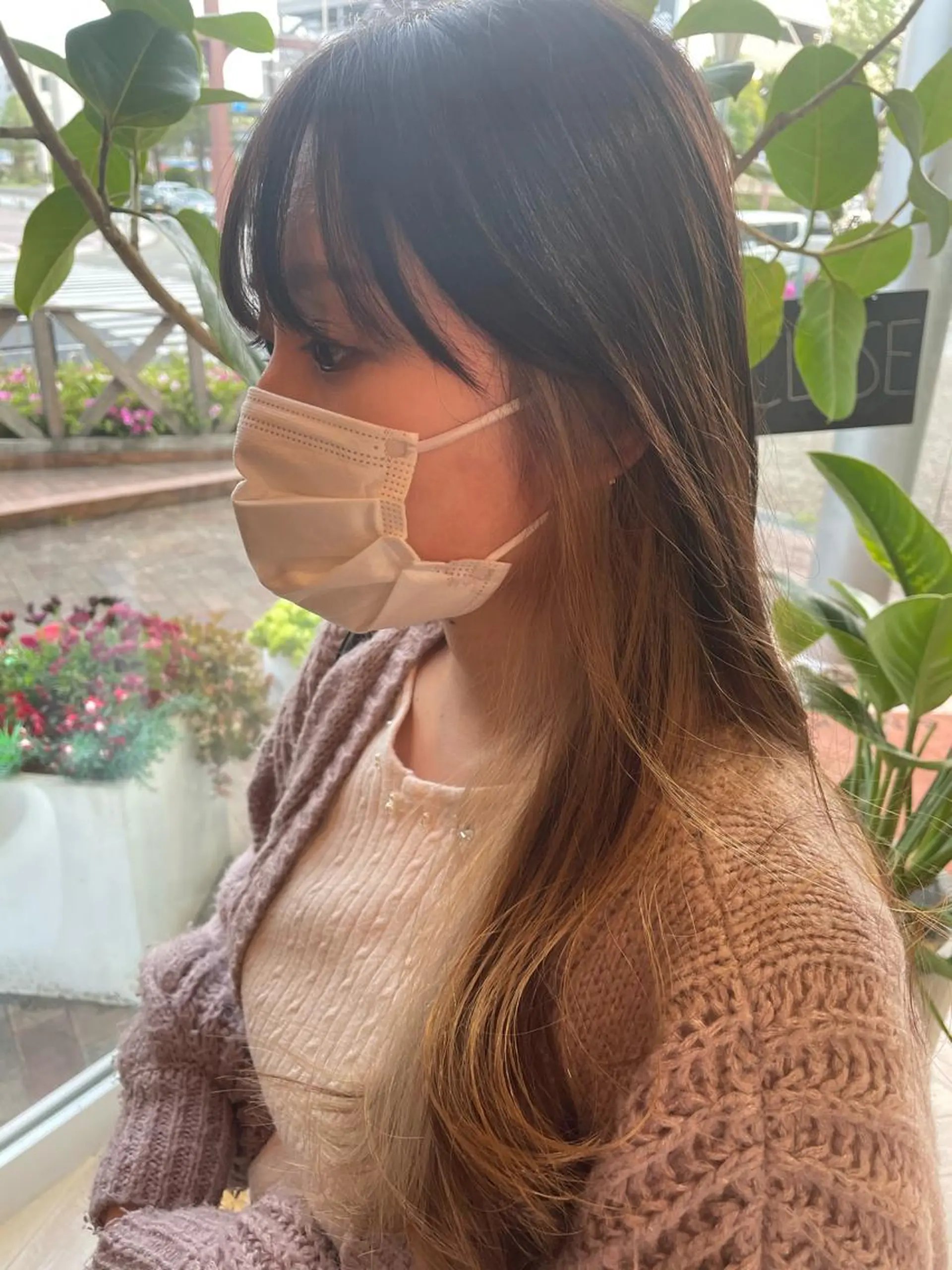 セミロング カラー 🫧美髪矯正/ 髪質改善/藤平健太のヘアスタイル