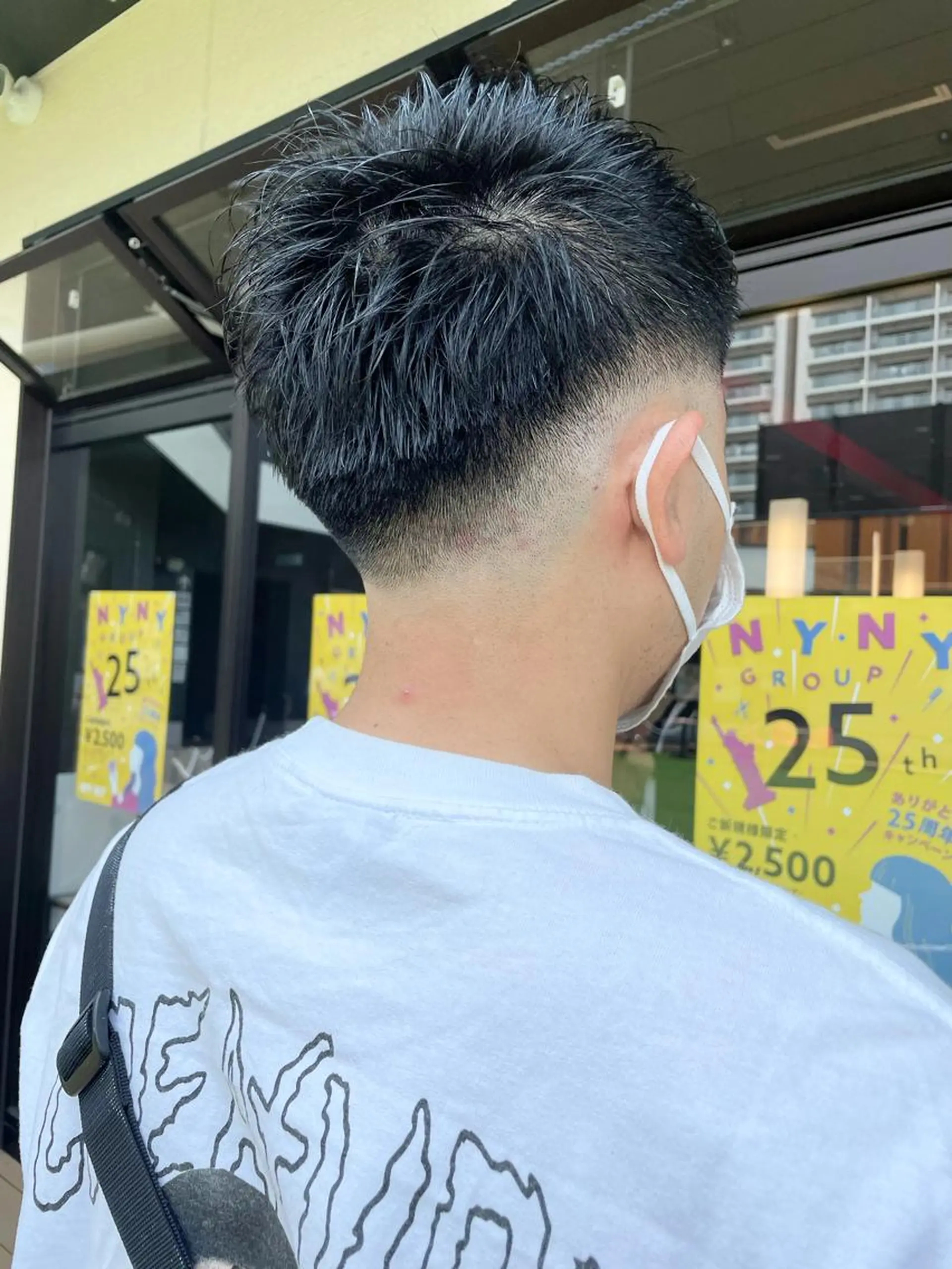 ショート メンズ フェードカット スキンフェード メンズヘア特化 崎田 成人のヘアスタイル