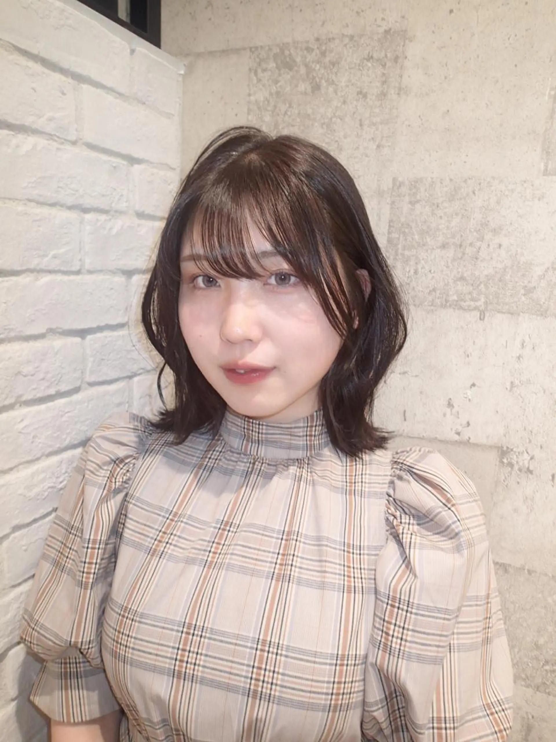 ミディアム カラー the C ayuのヘアスタイル