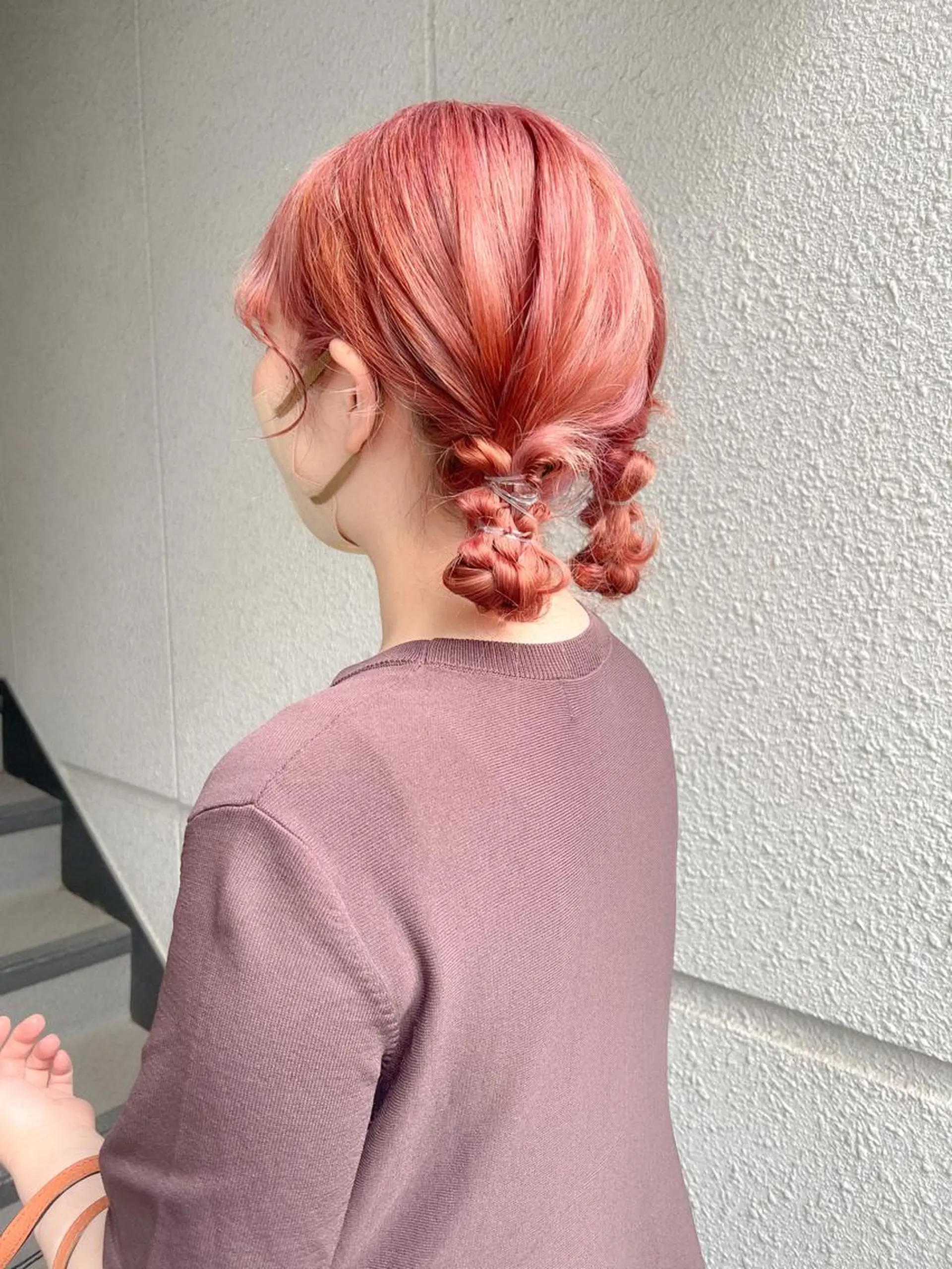 セミロング カラー ヘアアレンジ ヘアカラー カラーパティシエ facce🌼ikoのヘアスタイル