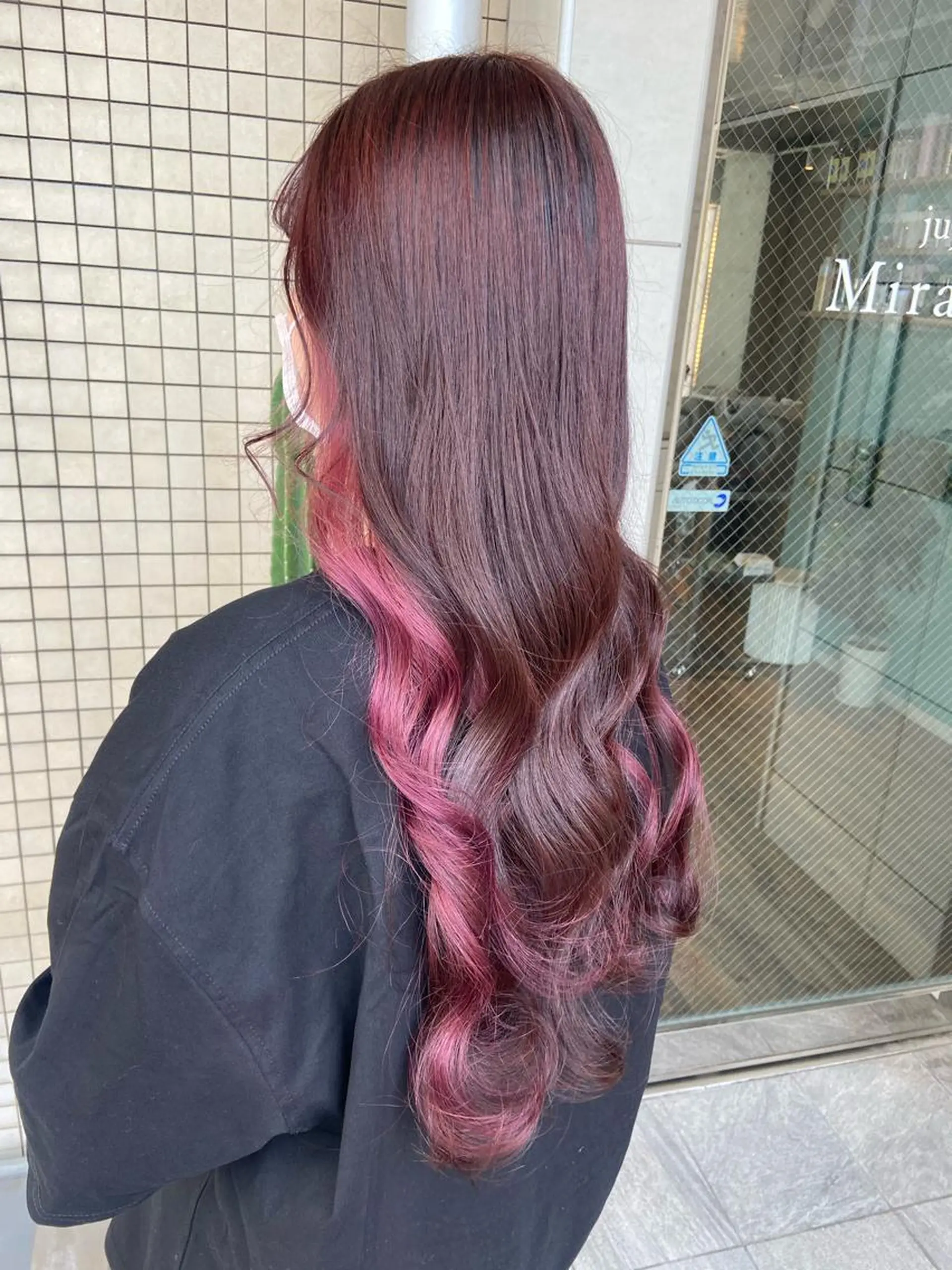 ロング ネイル ヘアカラー トリートメント 🧸プルエクステ❤︎ ネイルKAO🧸のヘアスタイル