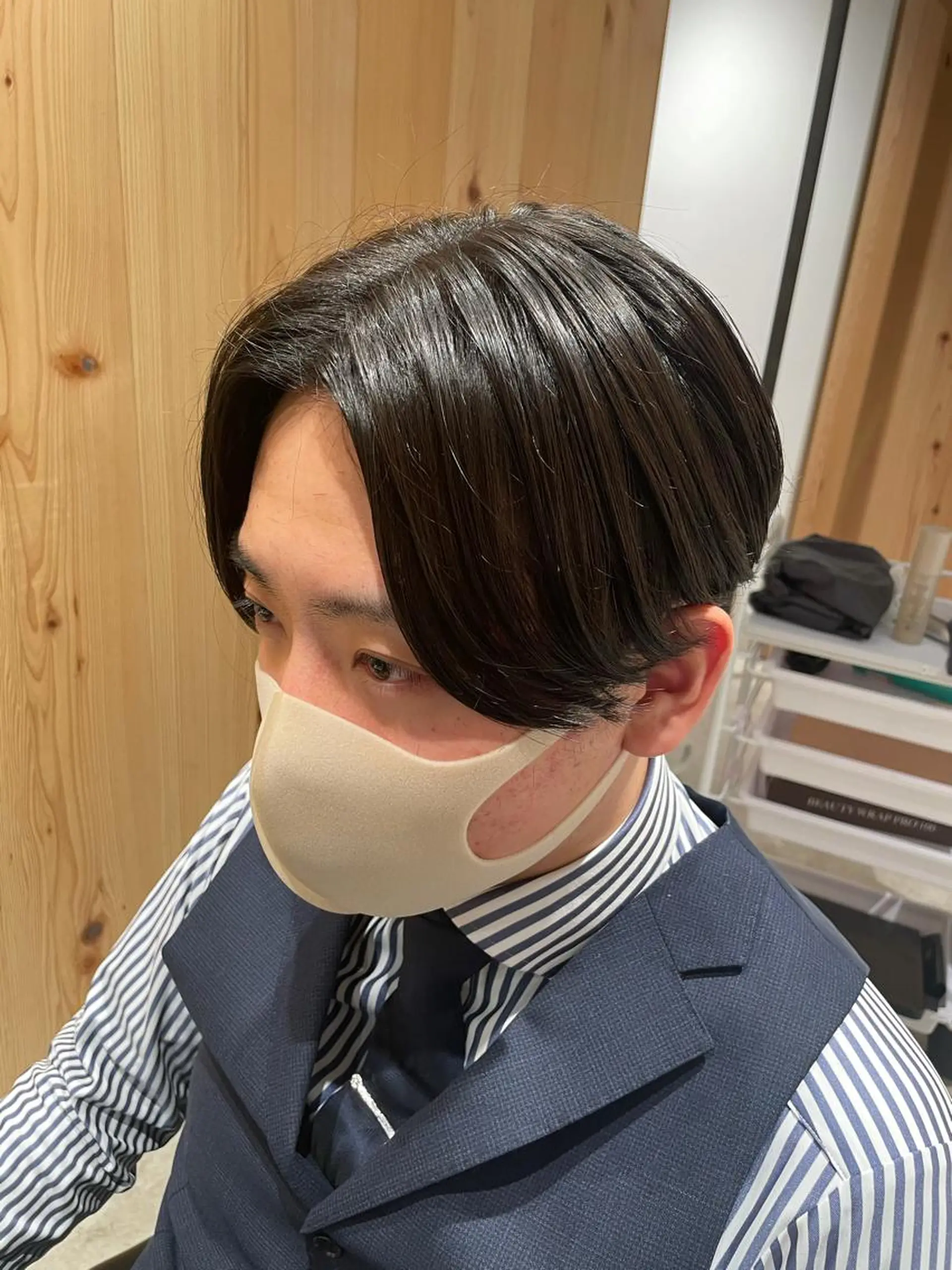 ショート カラー パーマ ヘアアレンジ メンズ パーソナルカラー合わ せたカラー🤍なつみのヘアスタイル