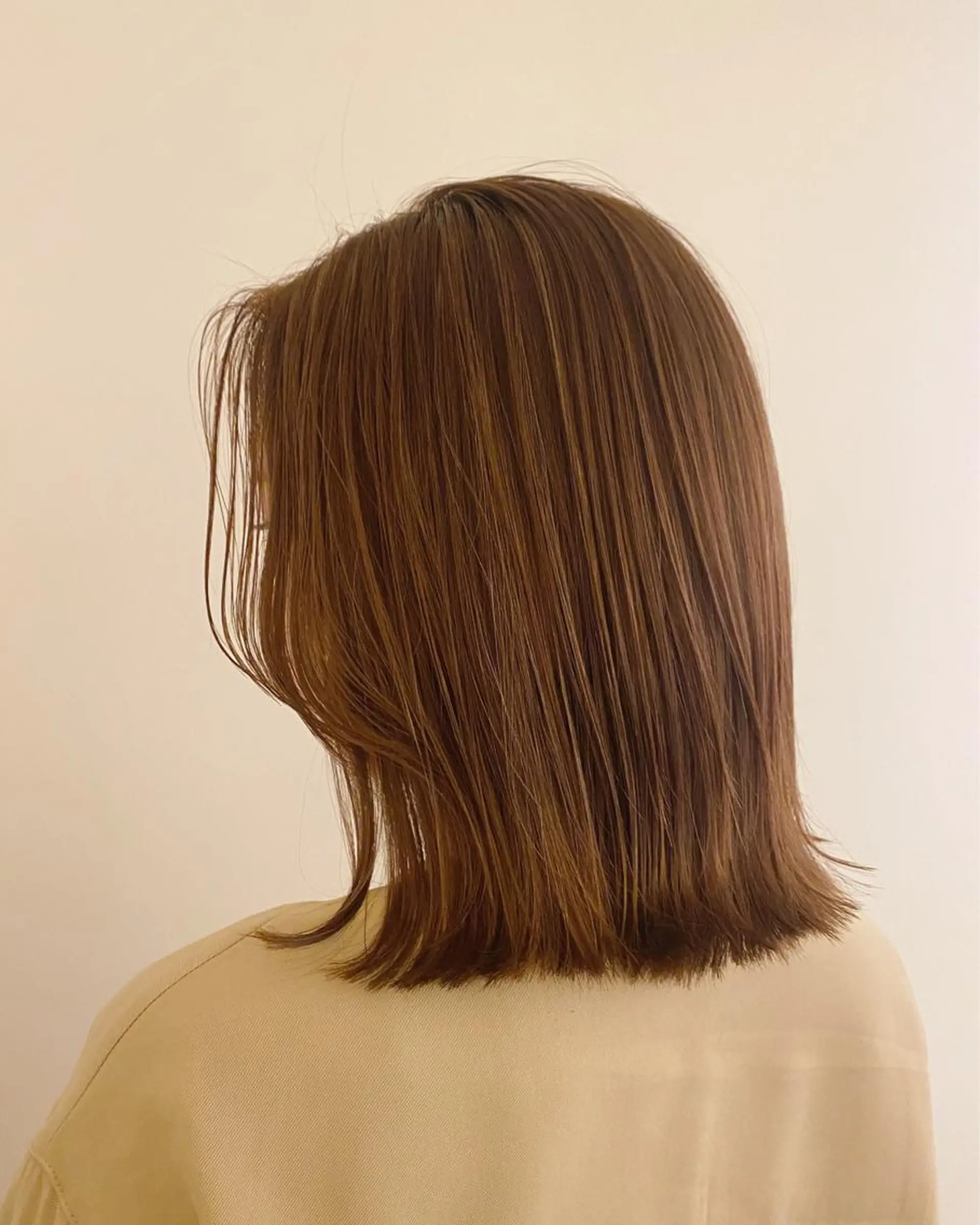 ミディアム カラー カット ヘアカラー トリートメント 入江 允のヘアスタイル