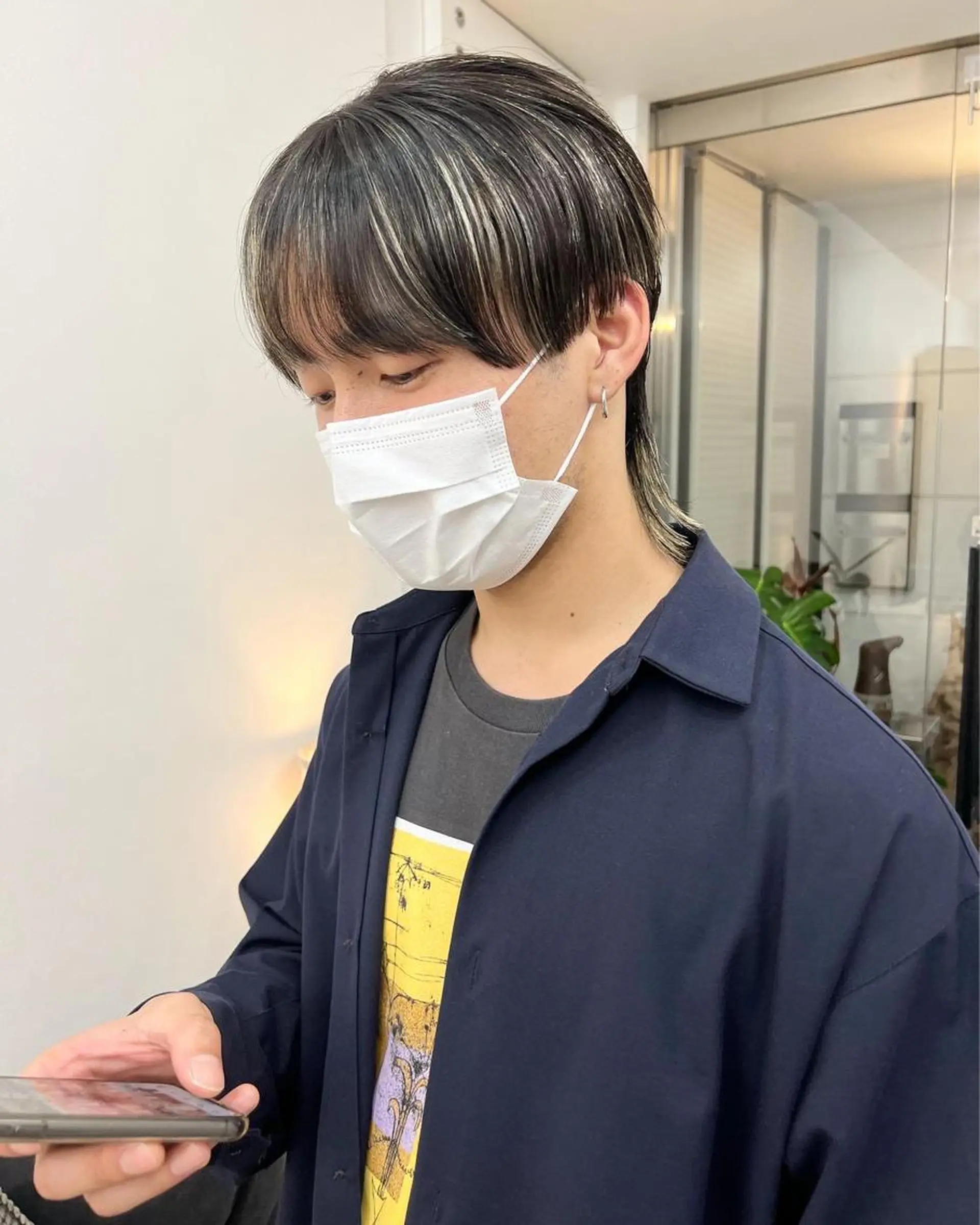 ミディアム カラー パーマ ヘアアレンジ メンズ 【池袋/スパイキー ショート】ⓝⓘⓜⓤのヘアスタイル