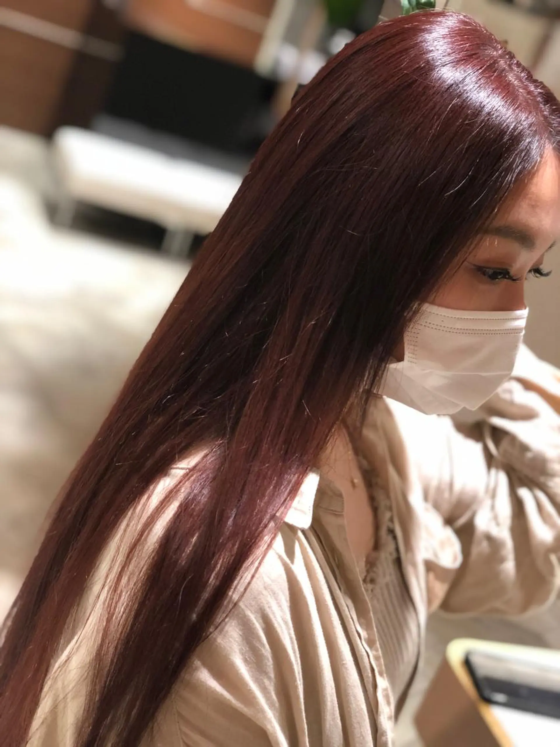 カラー レッドカラー Maison Blanc西宮阪急店所属・小野まさや /ショートカットのヘアスタイル