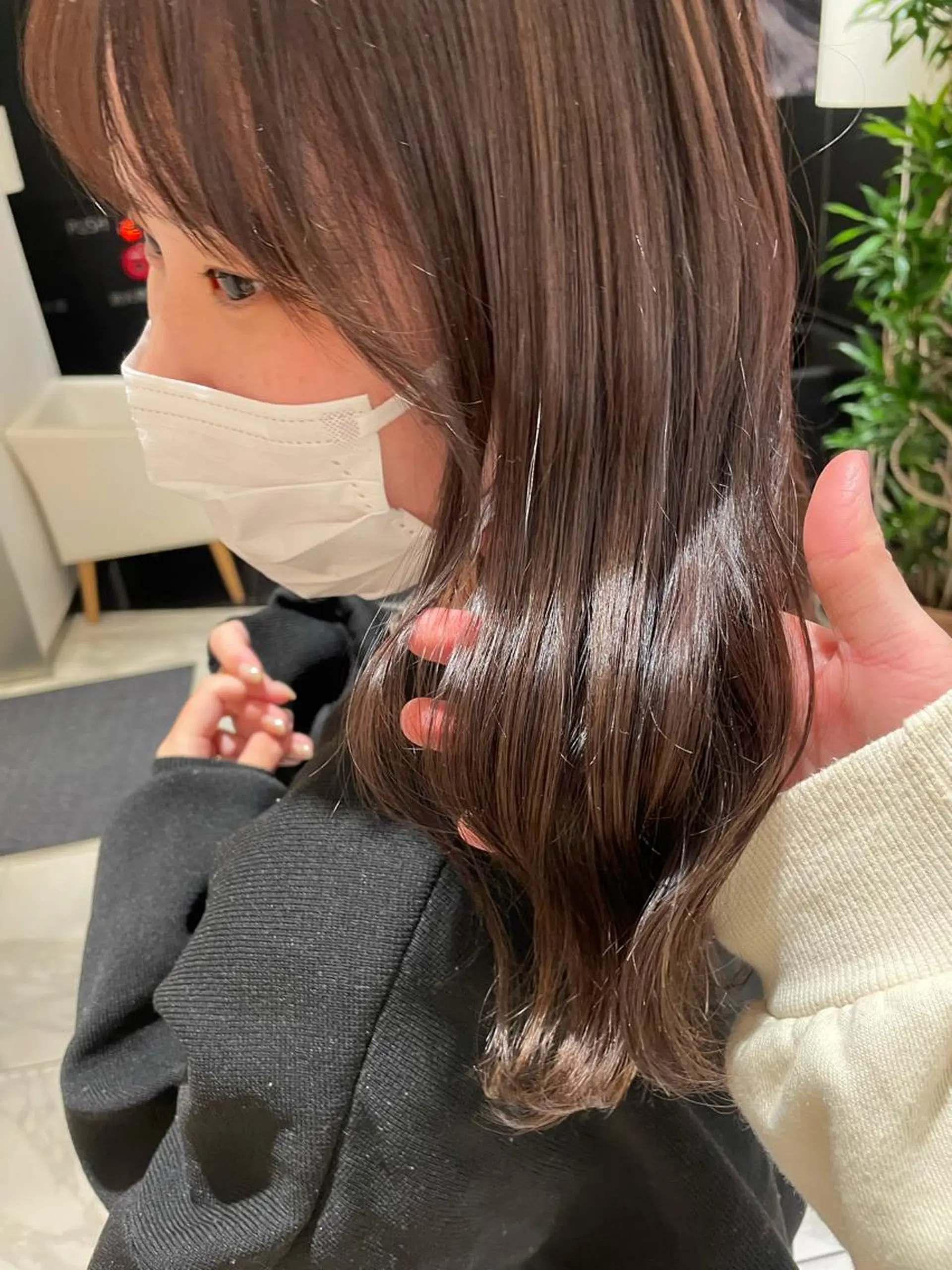 ミディアム 韓国風パーマ/ヘア セット/店長みづきのヘアスタイル