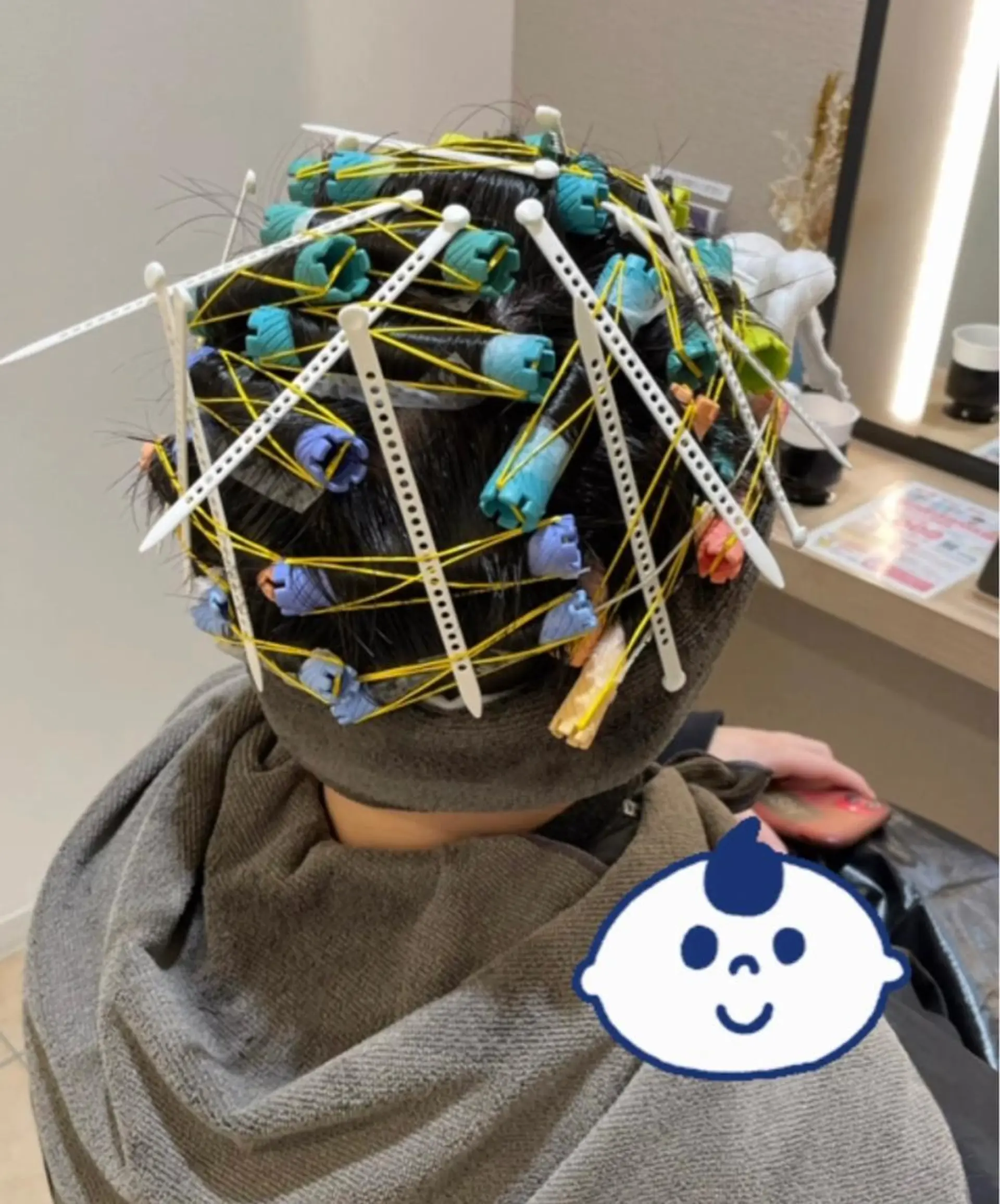 ショート パーマ メンズ メンズパーマ GO TODAY シェアサロン 原宿Verno店所属・髪質改善/ブリーチ/ ボブ特化/よしきのヘアスタイル