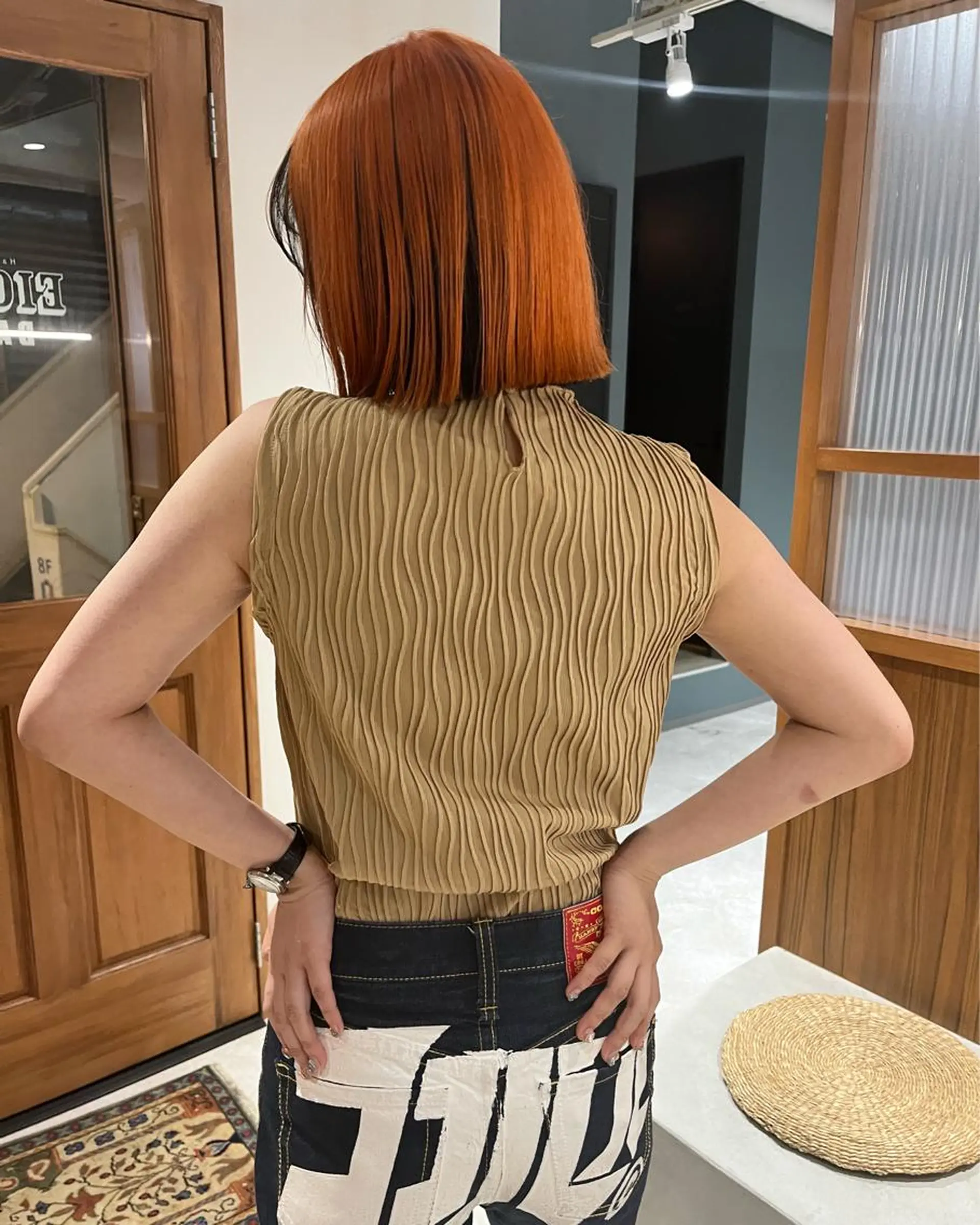 ミディアム カラー ヘアカラー トリートメント 【代表】 辻龍樹のヘアスタイル