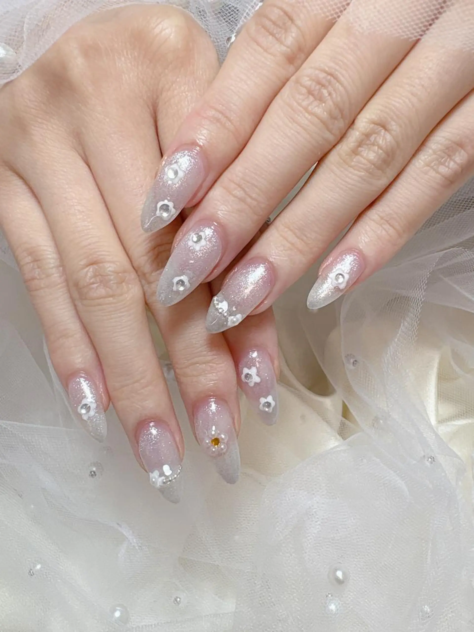 ネイル ハンドネイル ハンドケア 🎀長さだし船橋🎀 ネイルサロンのネイルデザイン