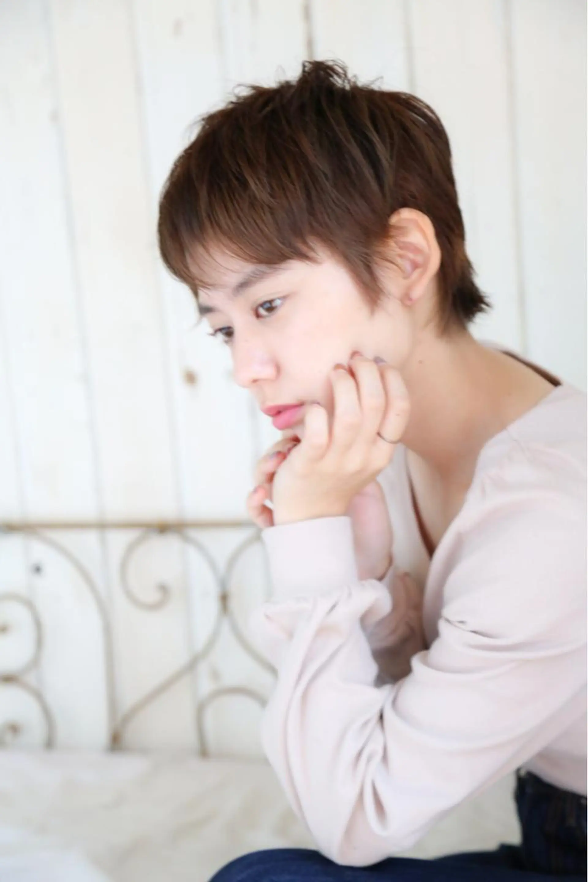 ショート 石渡このみ 🍊レイヤーカットのヘアスタイル